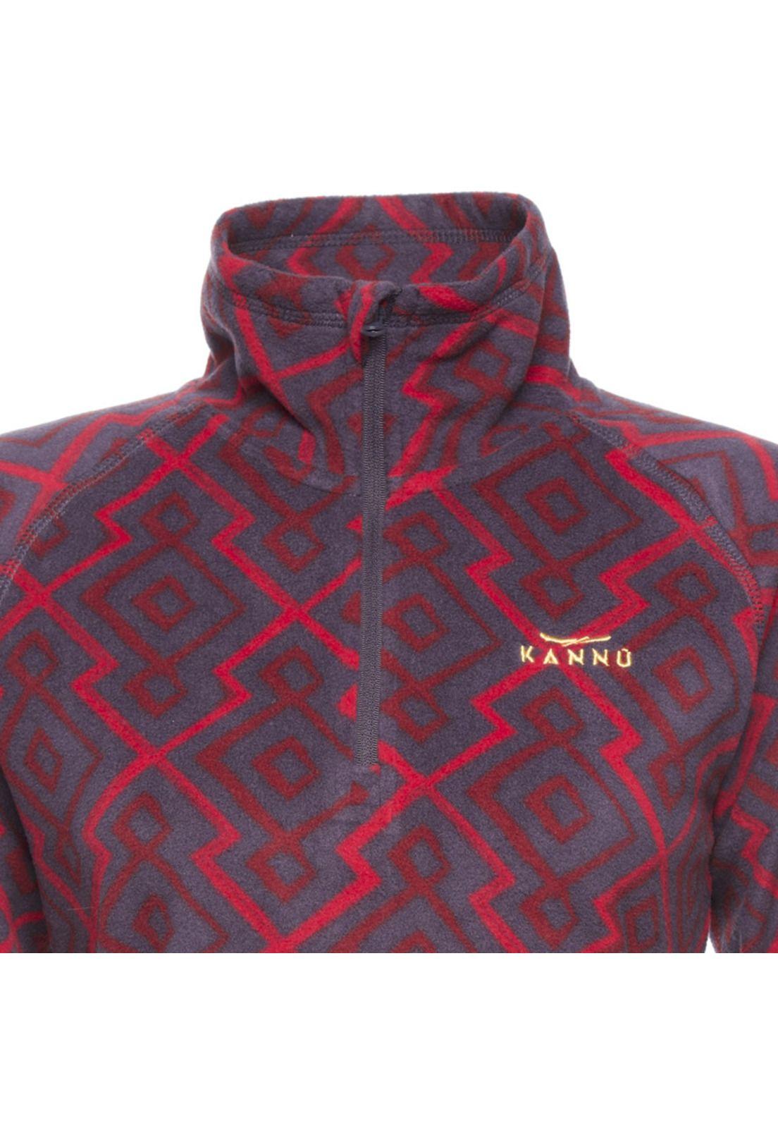 Polar Print Diaguita Half Zipper Mujer-3