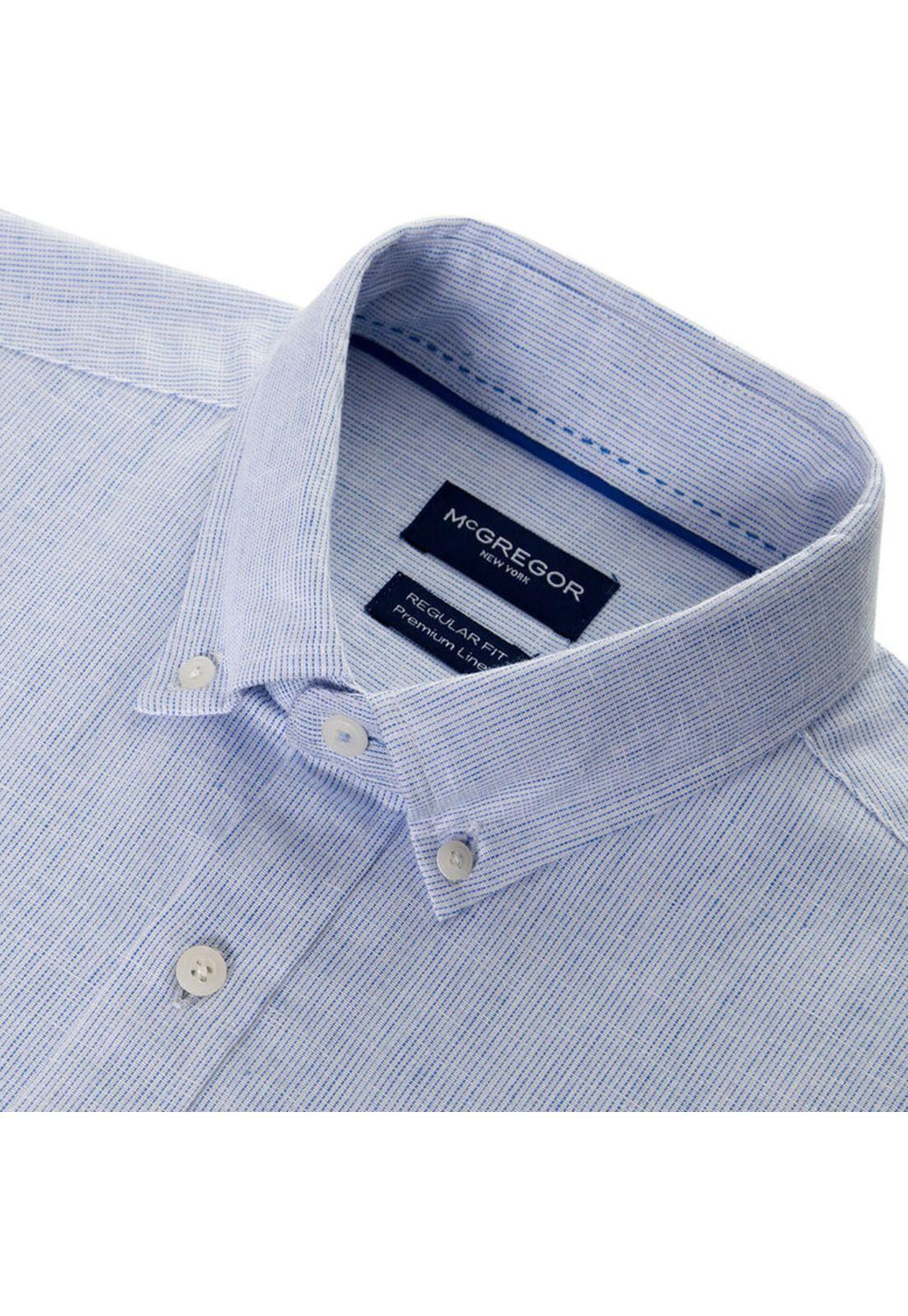 Camisa Manga Corta Casual  Lino Fantasía-3