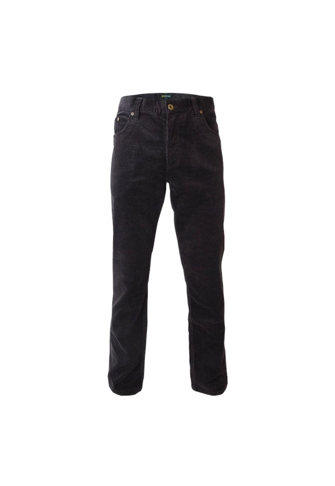 Pantalón Cotelé Spandex Regular Fit-0