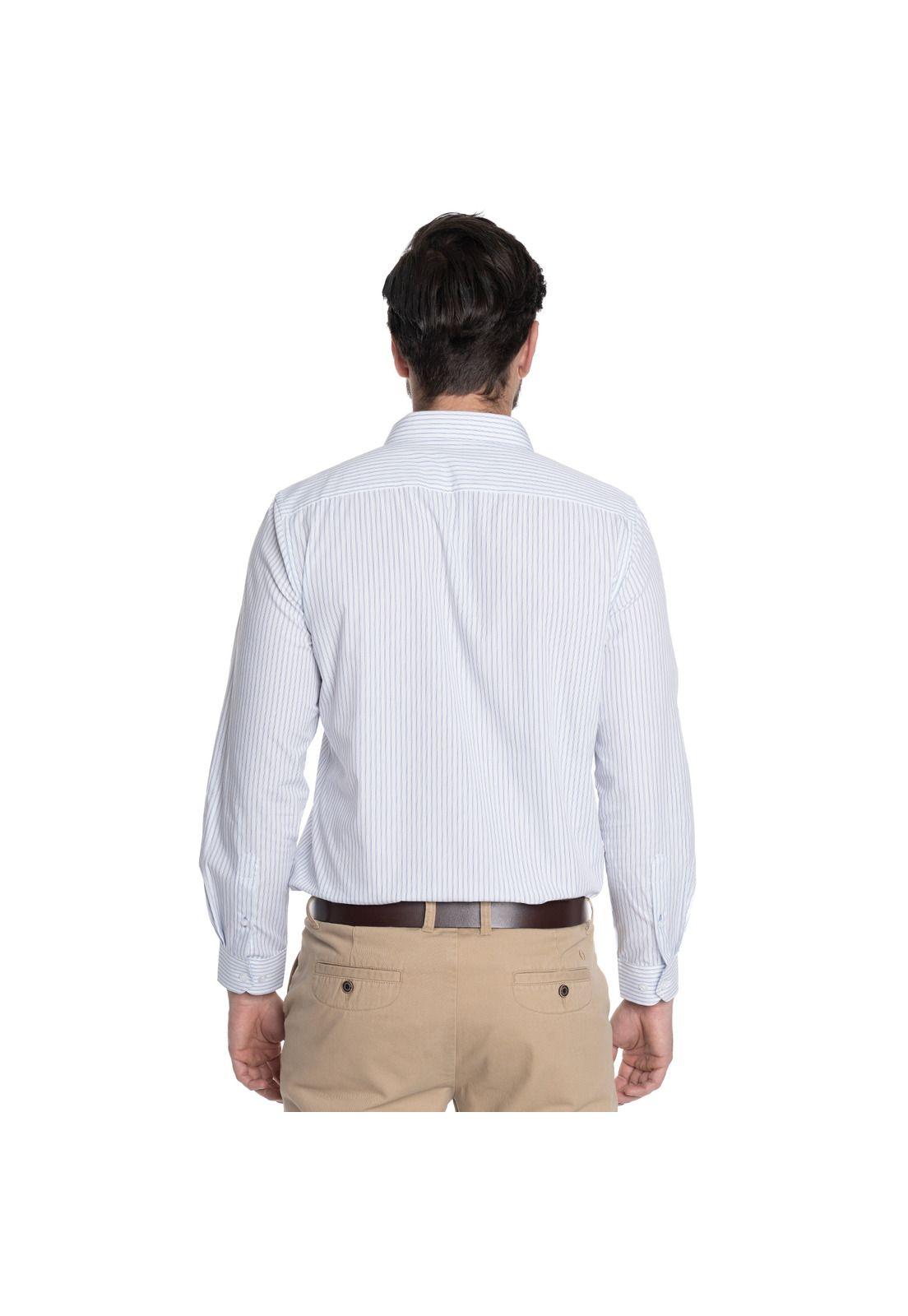 CAMISA HOMBRE FORMAL MANGA LARGA TREVIRA LISTADA BILBAO-1