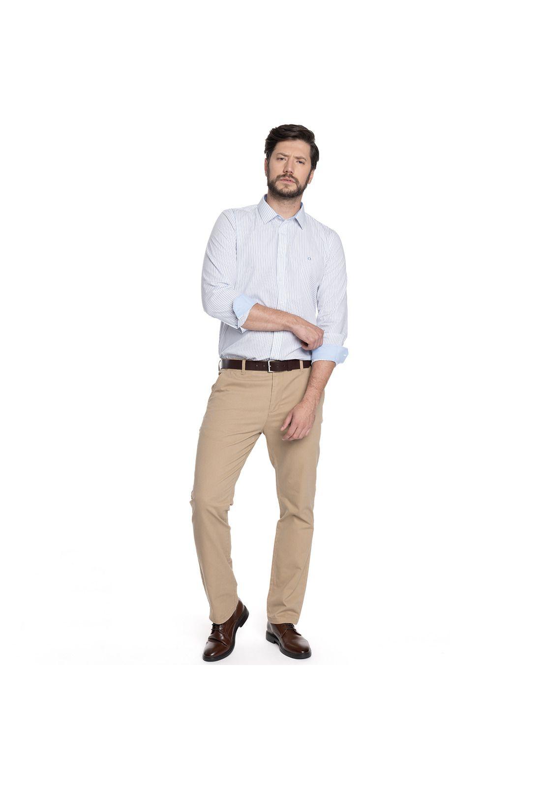 CAMISA HOMBRE FORMAL MANGA LARGA TREVIRA LISTADA BILBAO-3