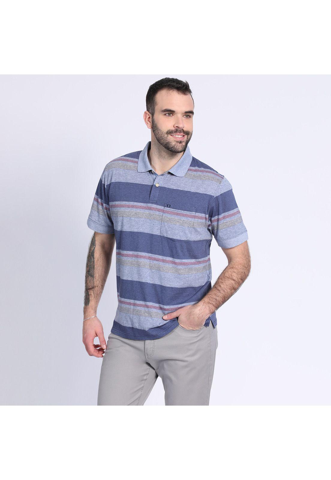 Polera Estampada A Rayas Lavanda-0