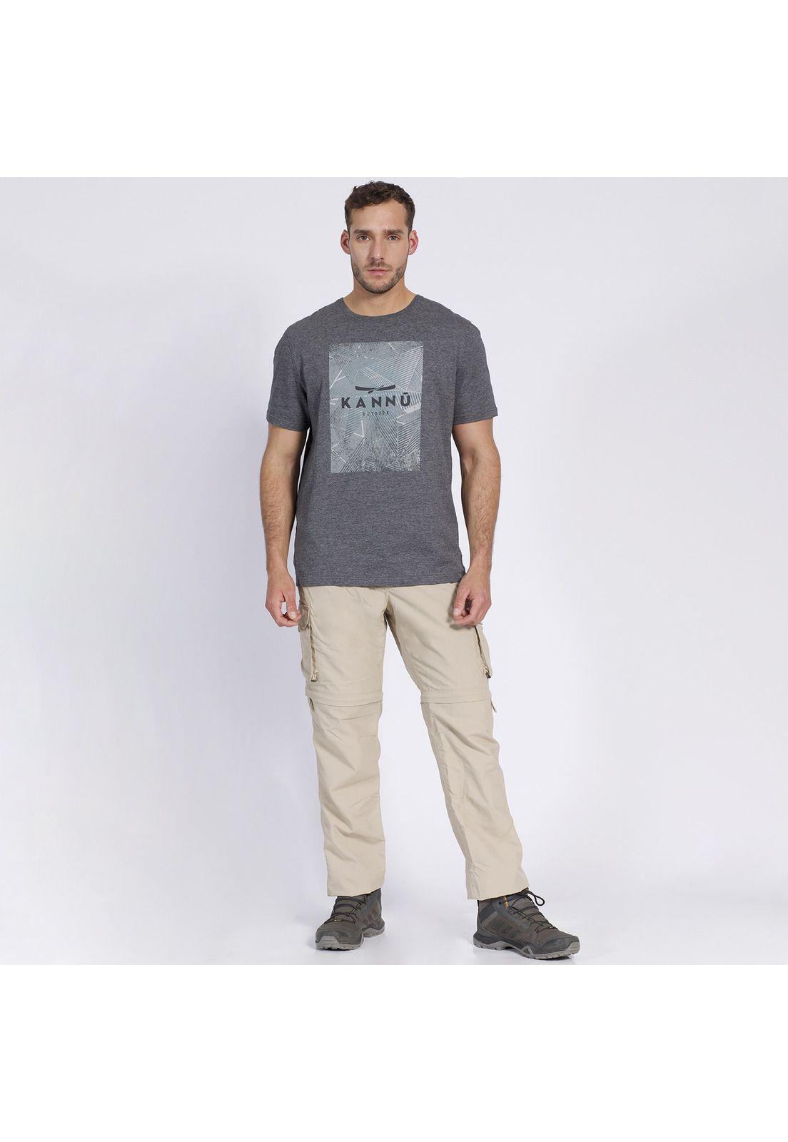 Polera Landscape Line Hombre Gris-2