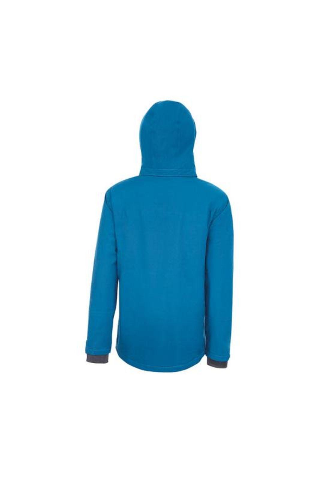 Parka Larga Hombre Azul-2