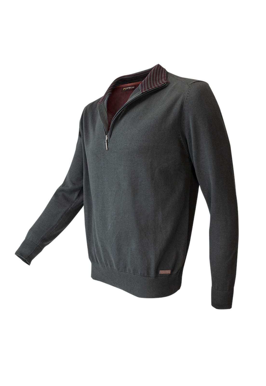 Sweater Half Zipper-1