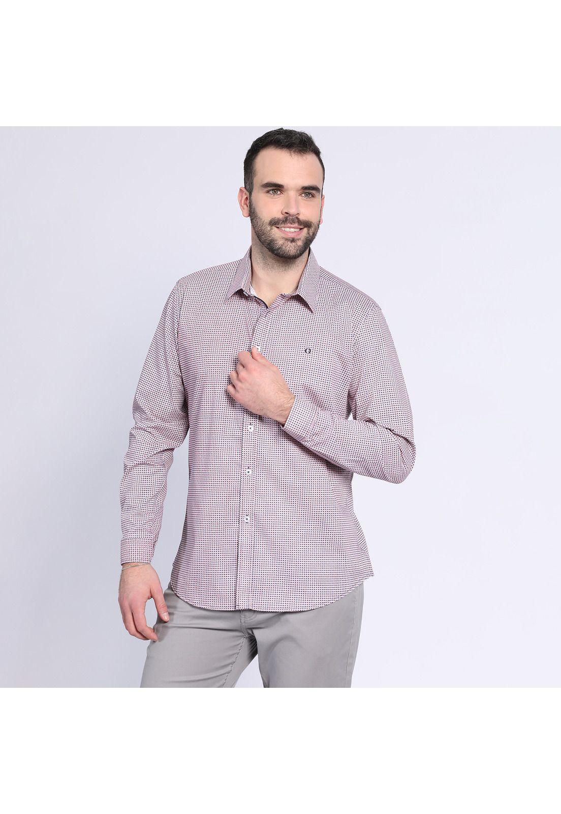 Camisa Estampado Geométrico Multicolor-0