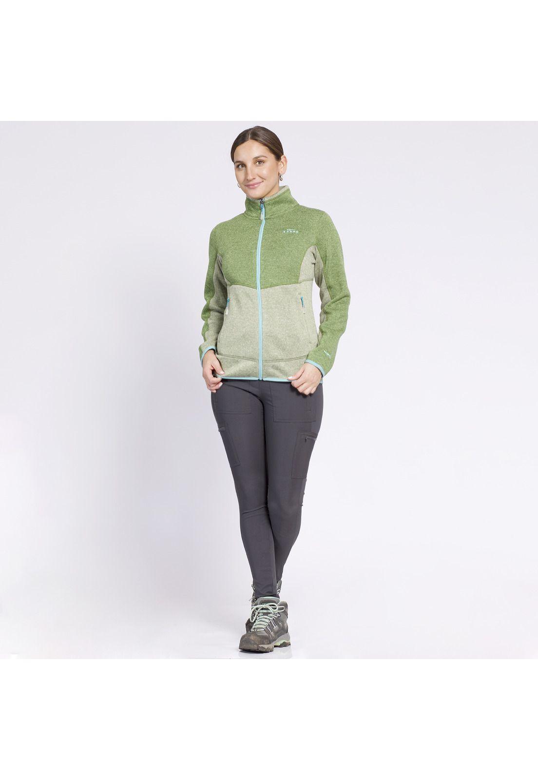 Polar Warm Nature Knitted Mujer Verde-2