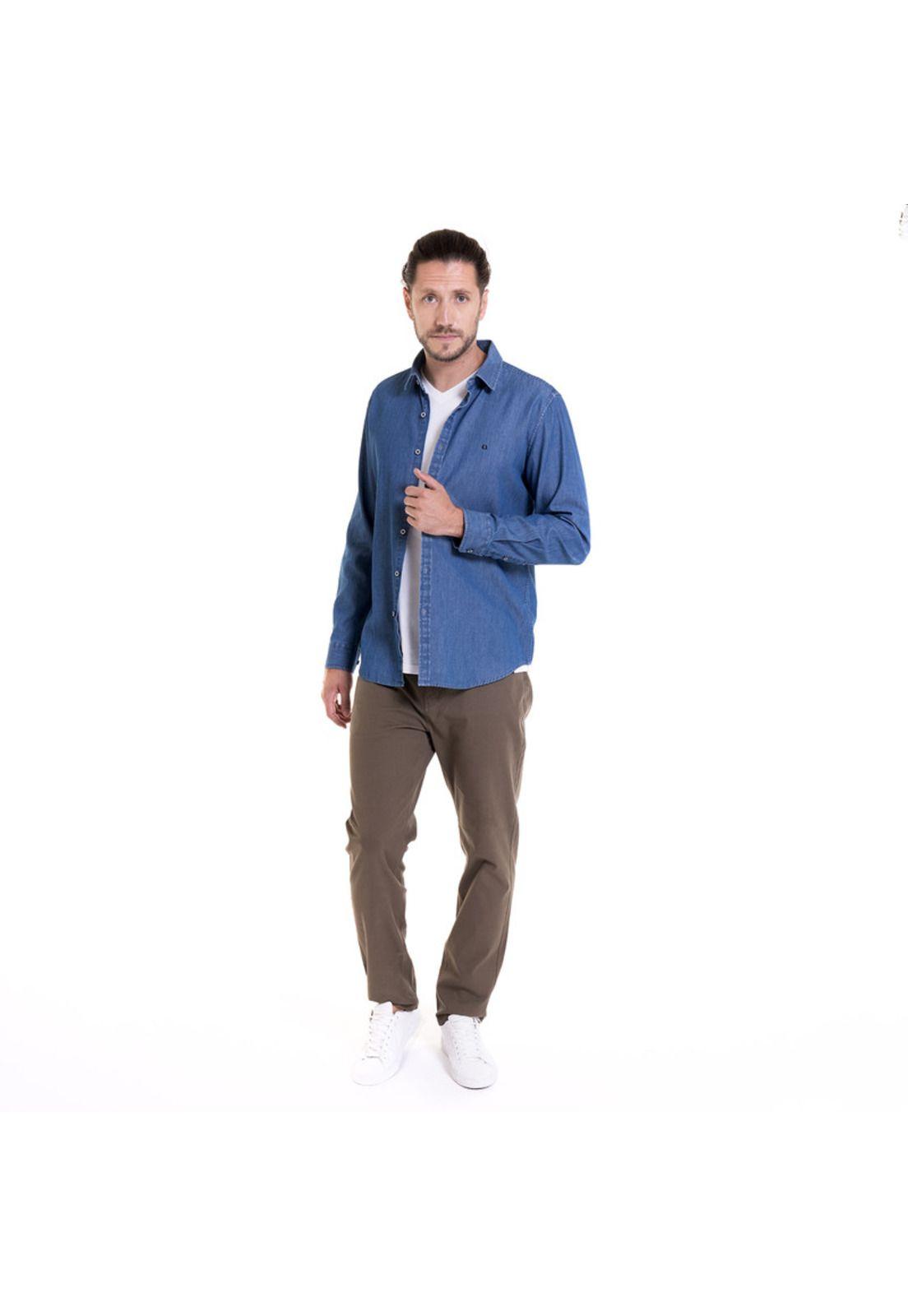 Camisa Look Denim Azul-2