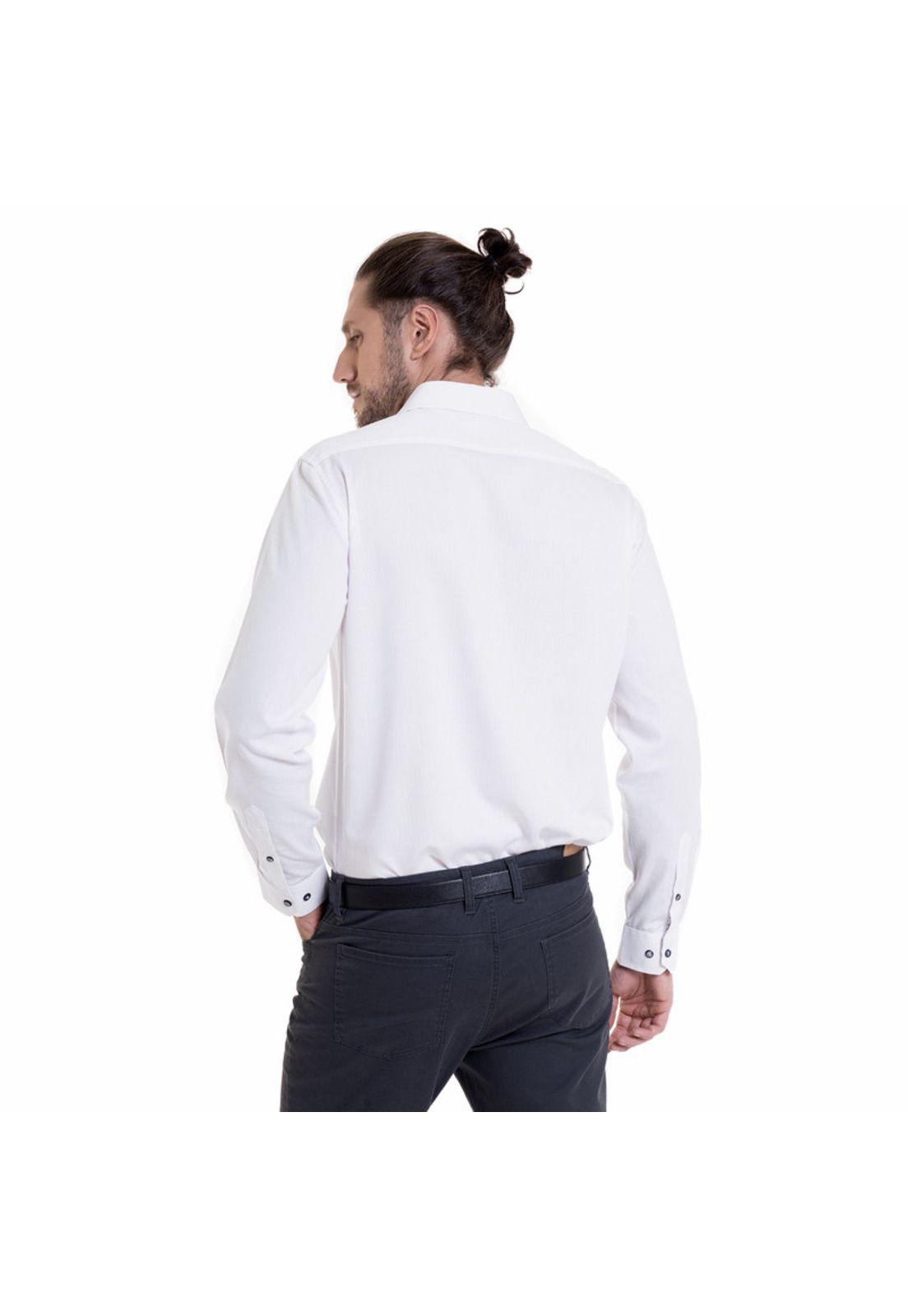 Camisa Jaqcuard Blanco-1