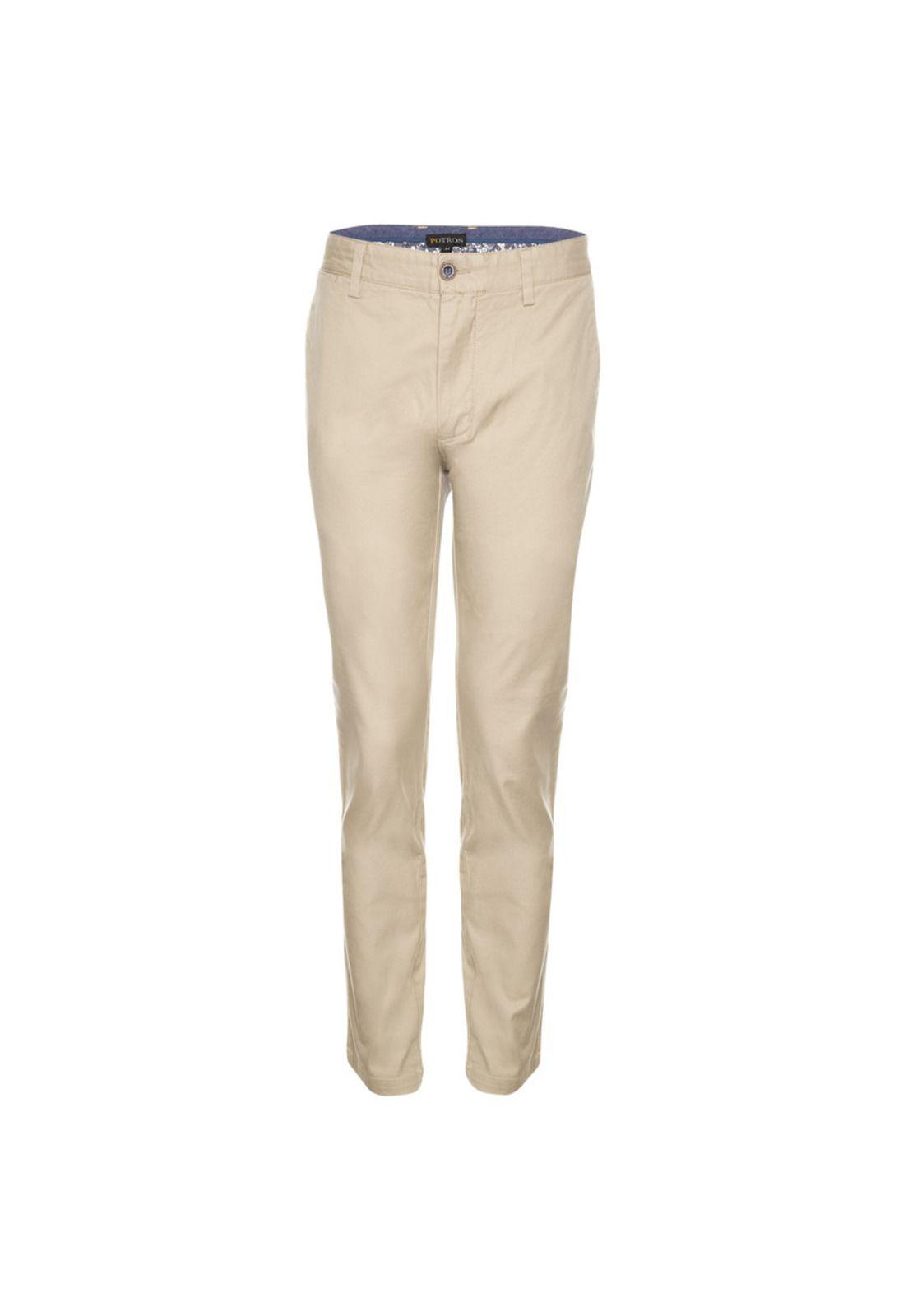 Pantalón Gabardina Spandex Frente Plano-0