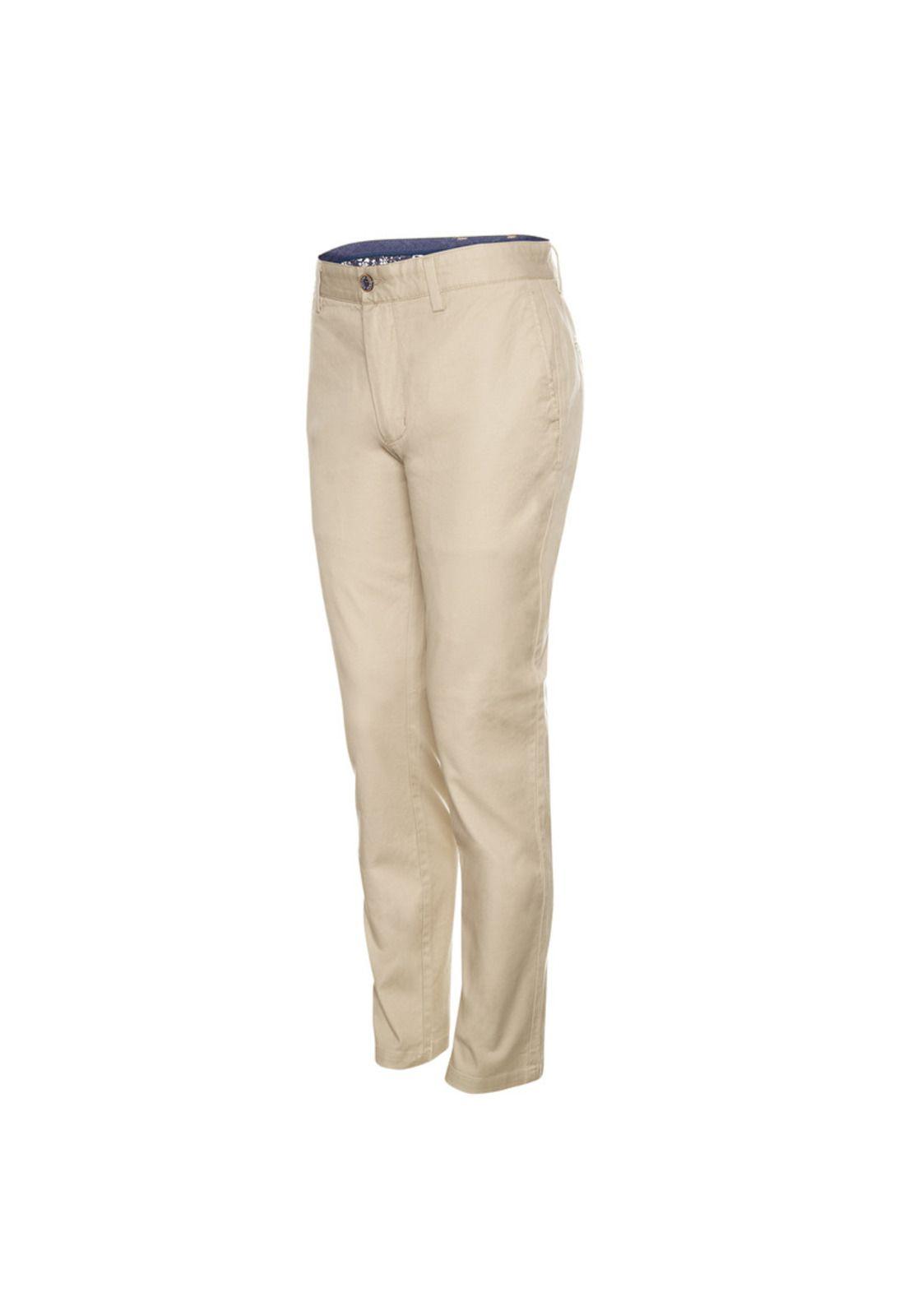 Pantalón Gabardina Spandex Frente Plano-1