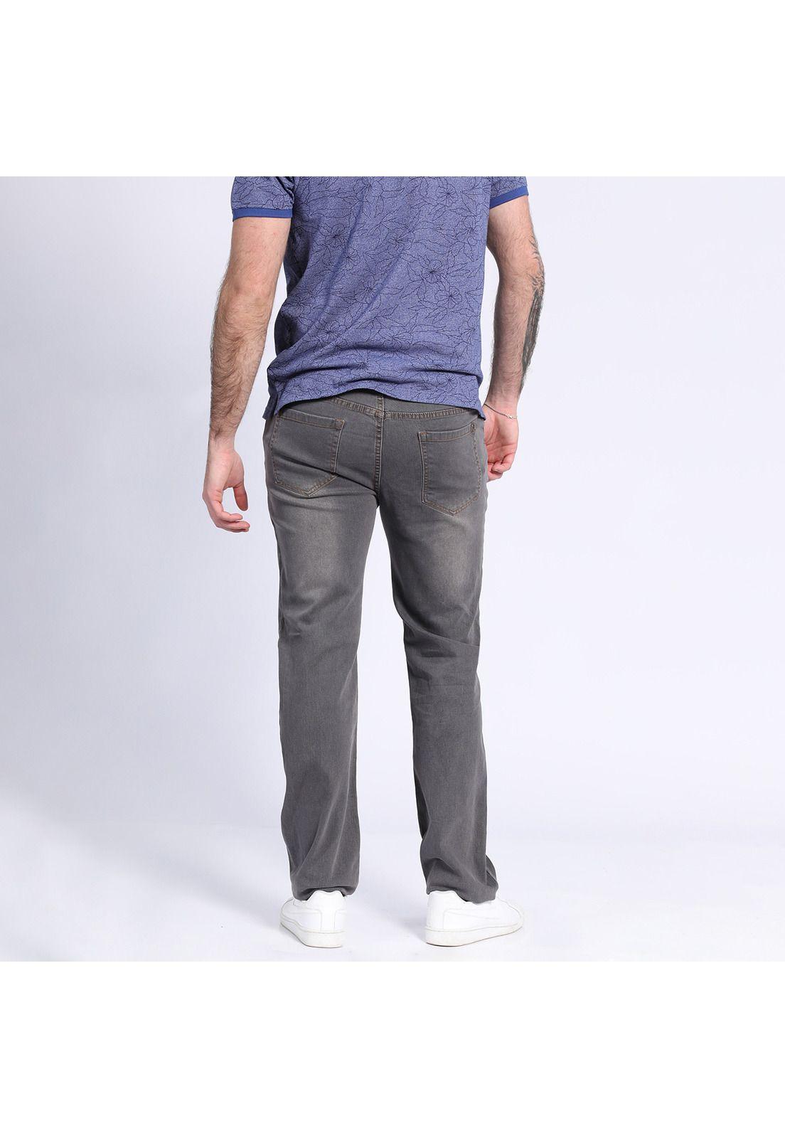 Jeans Linea Spandex Regulart Fit Gris oscuro-1