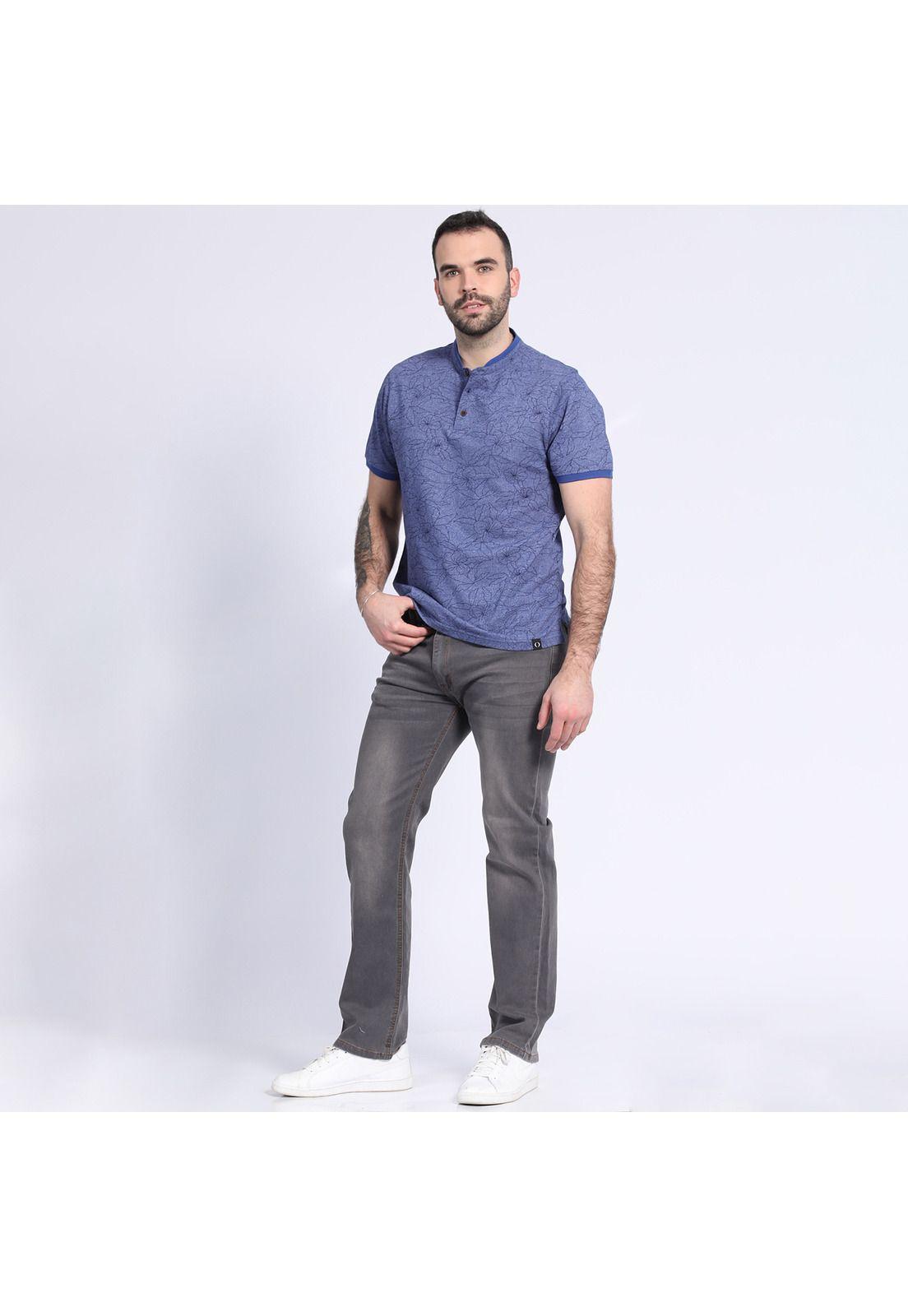 Jeans Linea Spandex Regulart Fit Gris oscuro-2