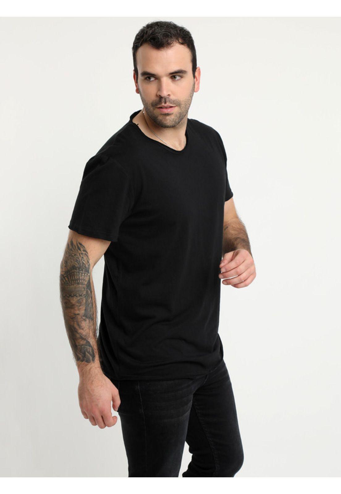 Polera Cuello Redondo Lisa Negro-0