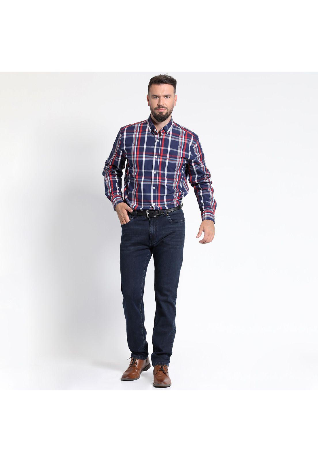 CAMISA MANGA LARGA CUADRILLÉ YD REGULAR FIT-2