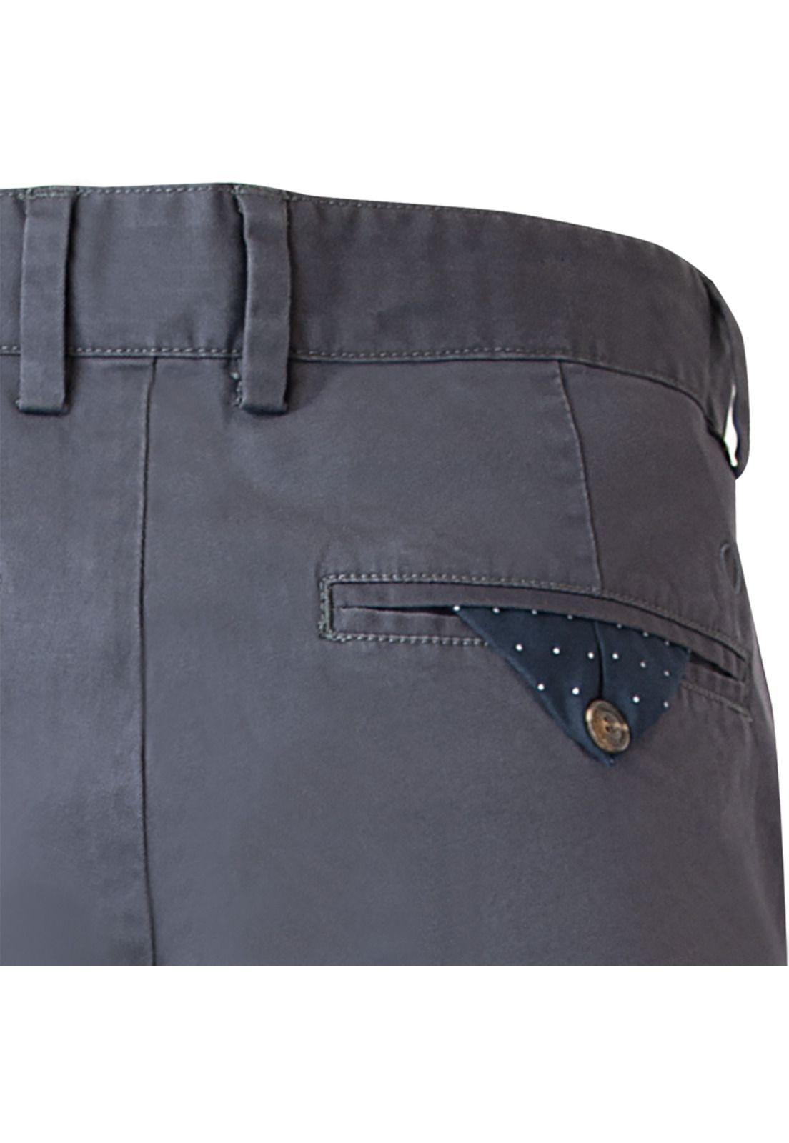 Pantalón Gabardina Spandex Frente Plano Slim Fit-3