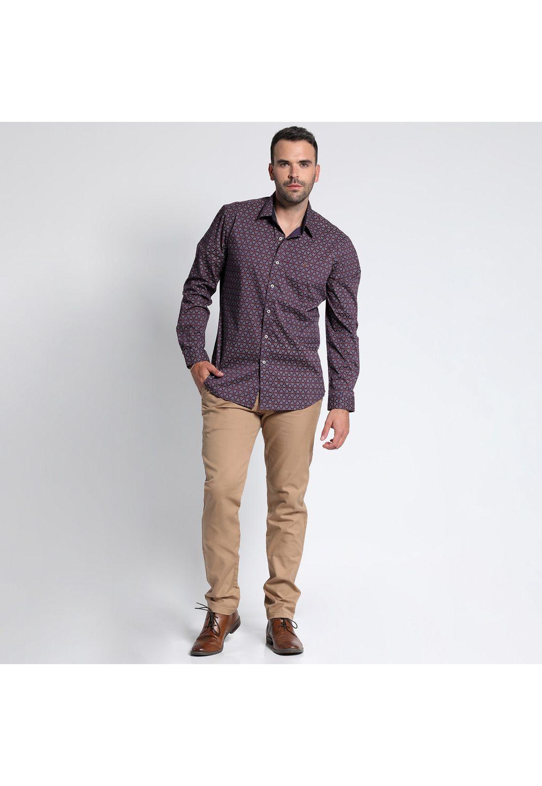 CAMISA TREVIRA ESTAMPADA SPANDEX-0