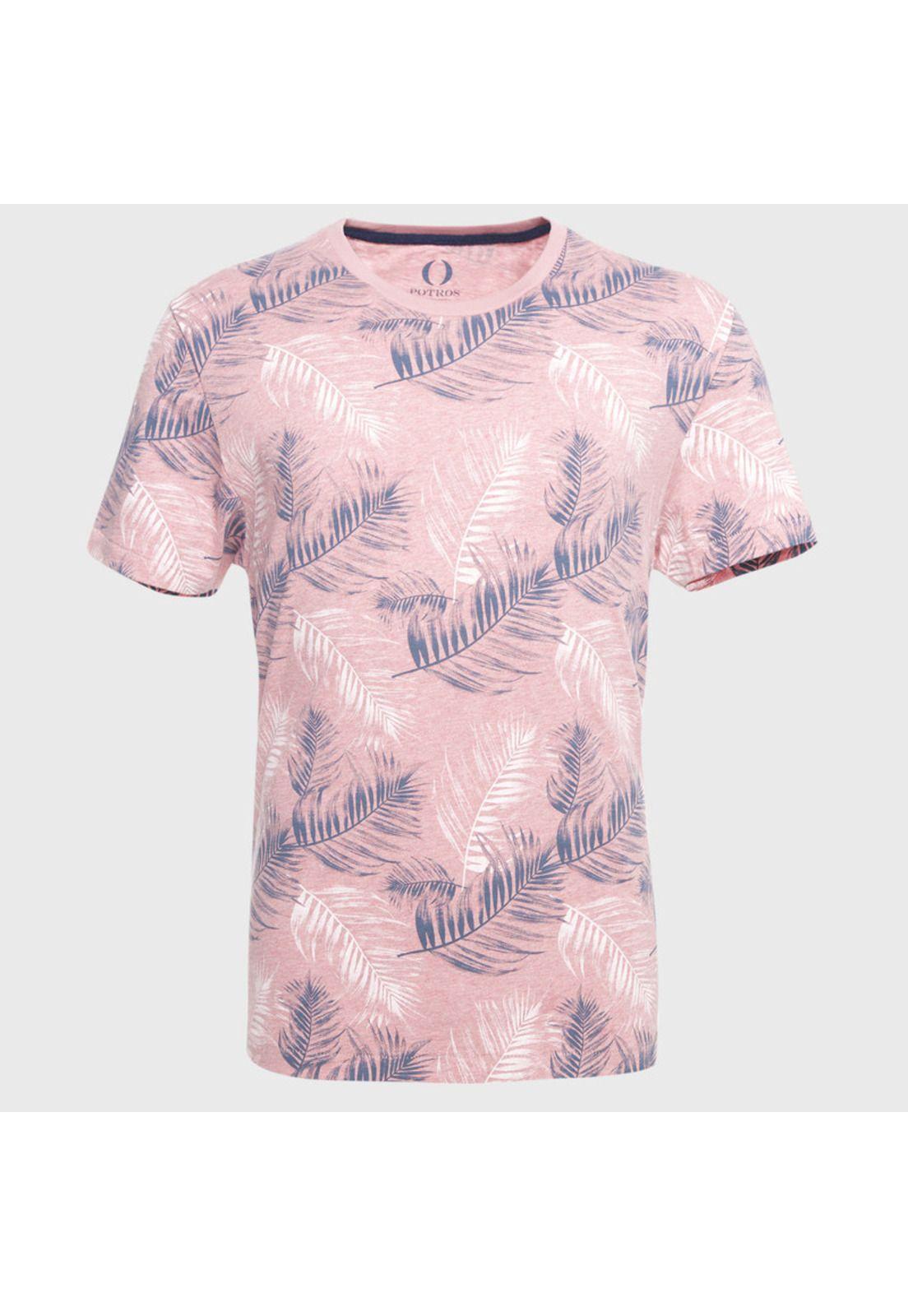 Polera Cuello Redondo Estampada-0