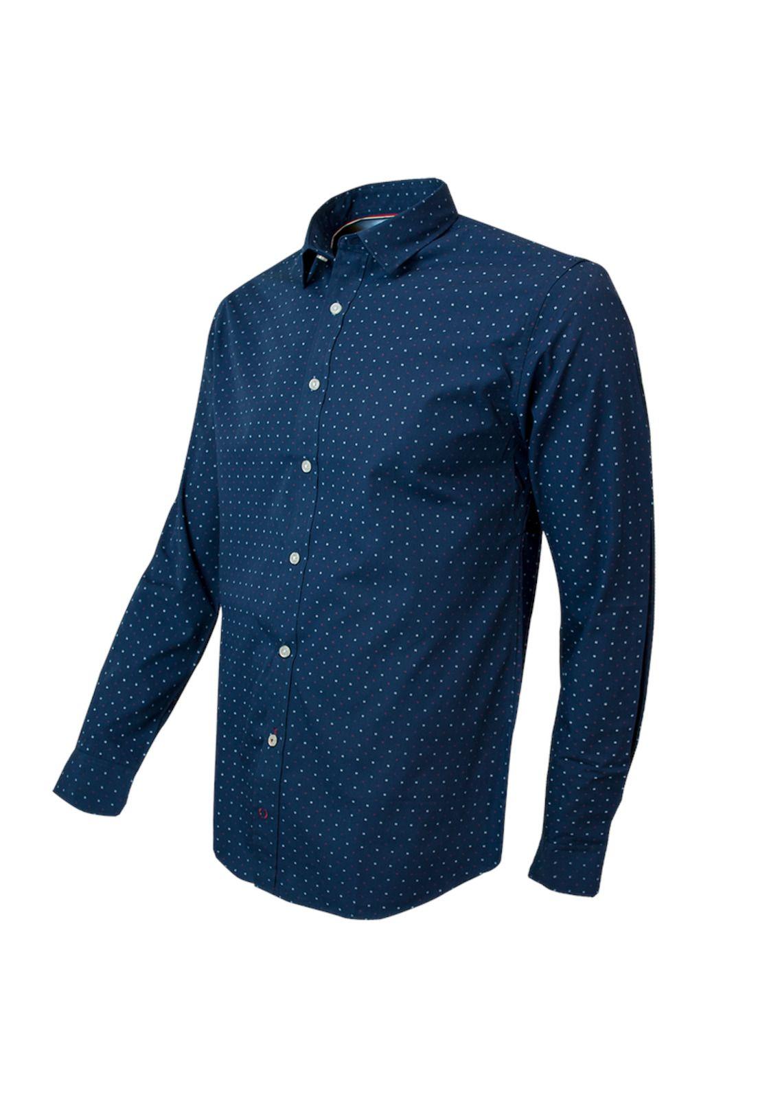 Camisa Sport Estampada Slim Fit-1