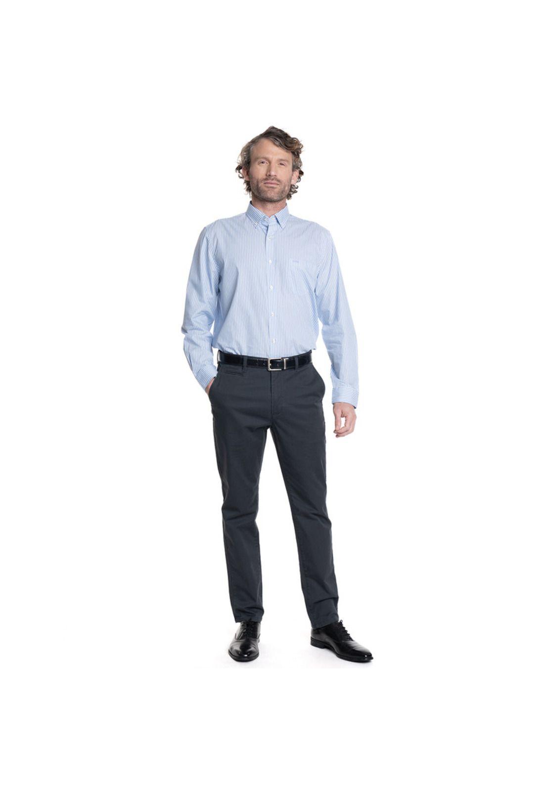 CAMISA HOMBRE MANGA LARGA SMART LISTADA ROCKEFELLER.-3