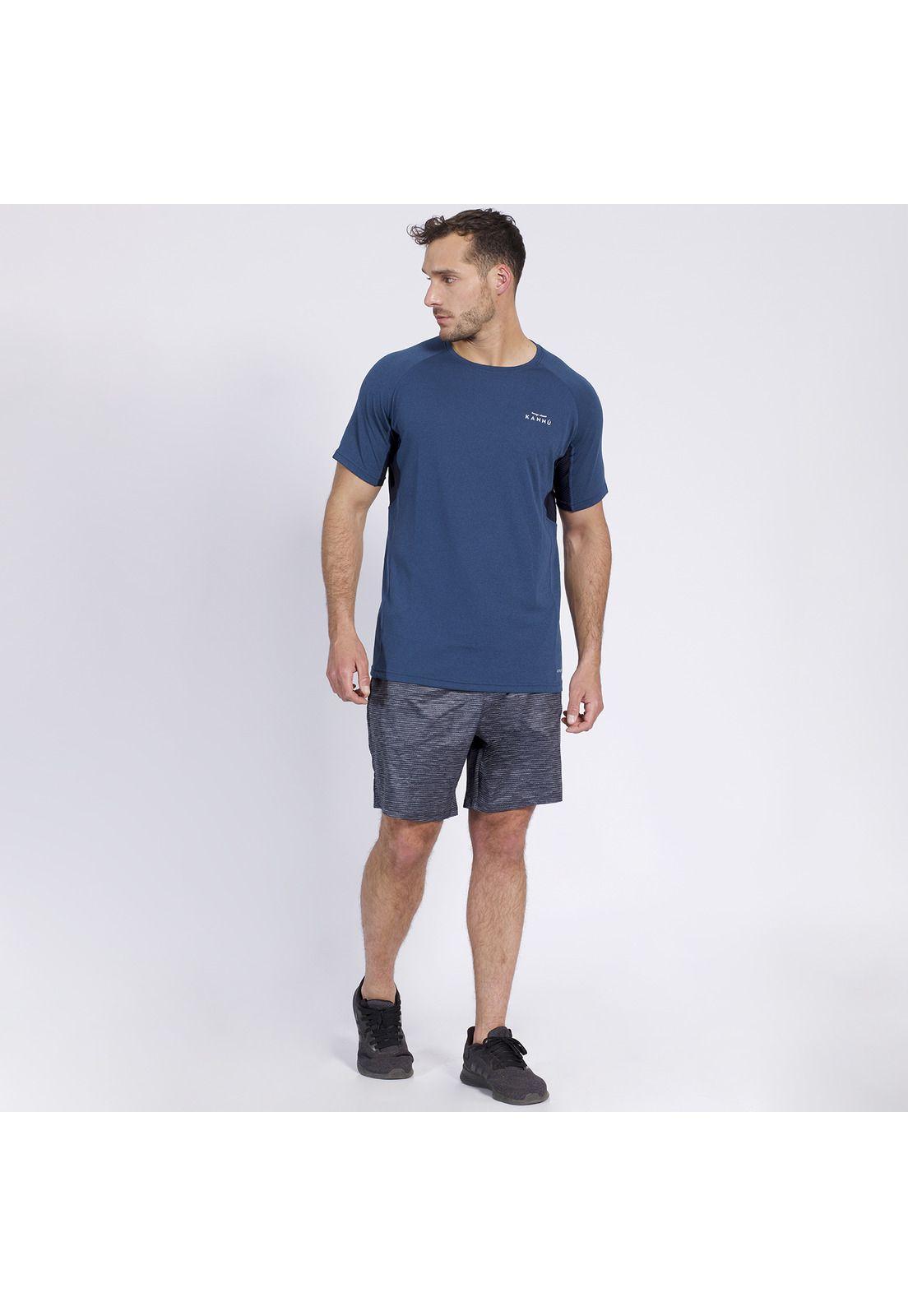 Polera Hombre Sport Azul marino-2