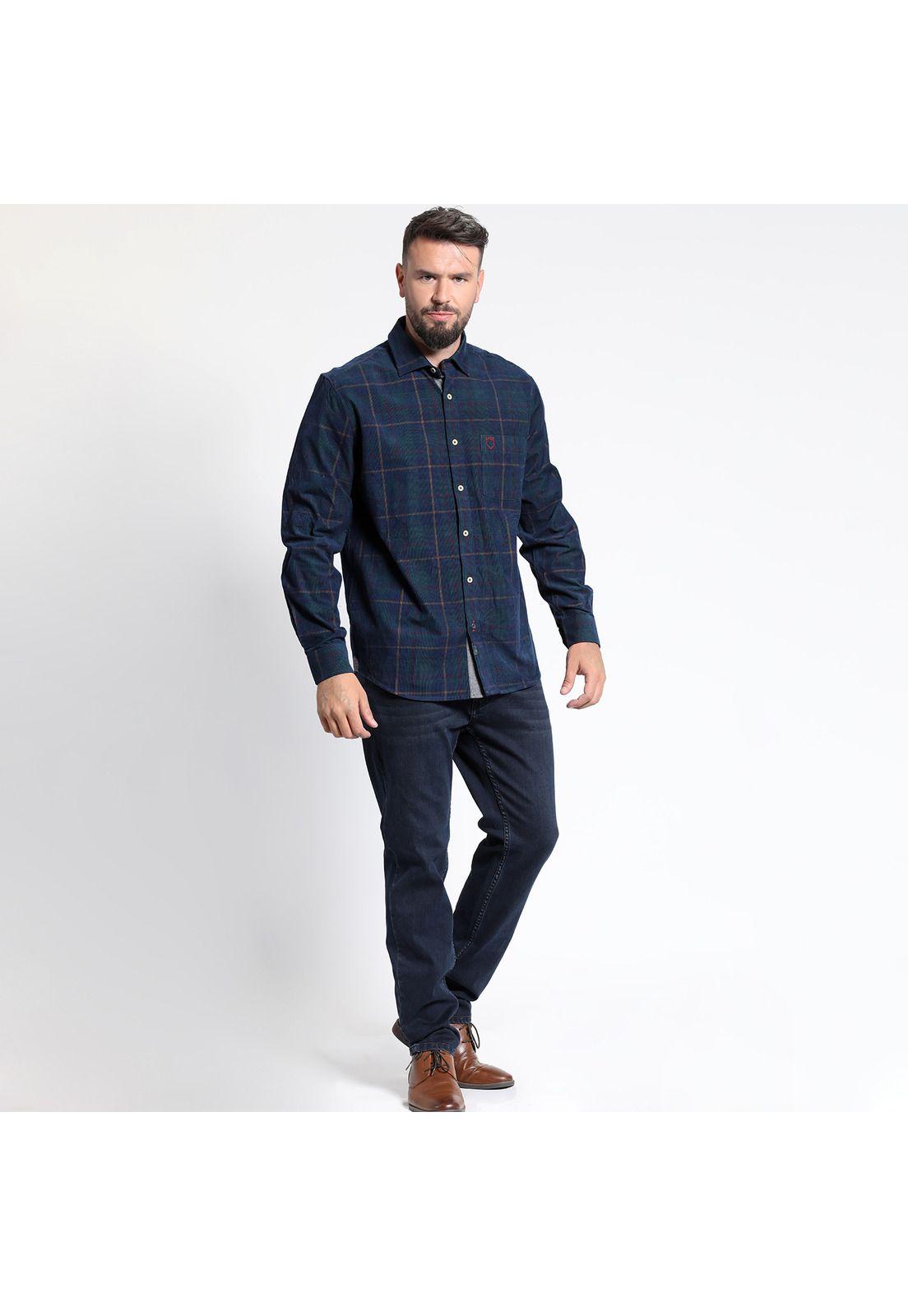 CAMISA MANGA LARGA MICRO COTELÉ YD COMFORT FIT-0