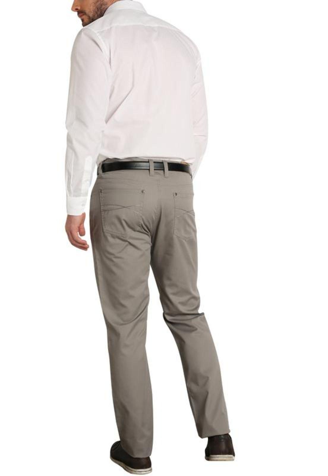 Pantalón Gabardina 5 Bolsillos Gris Medio-2