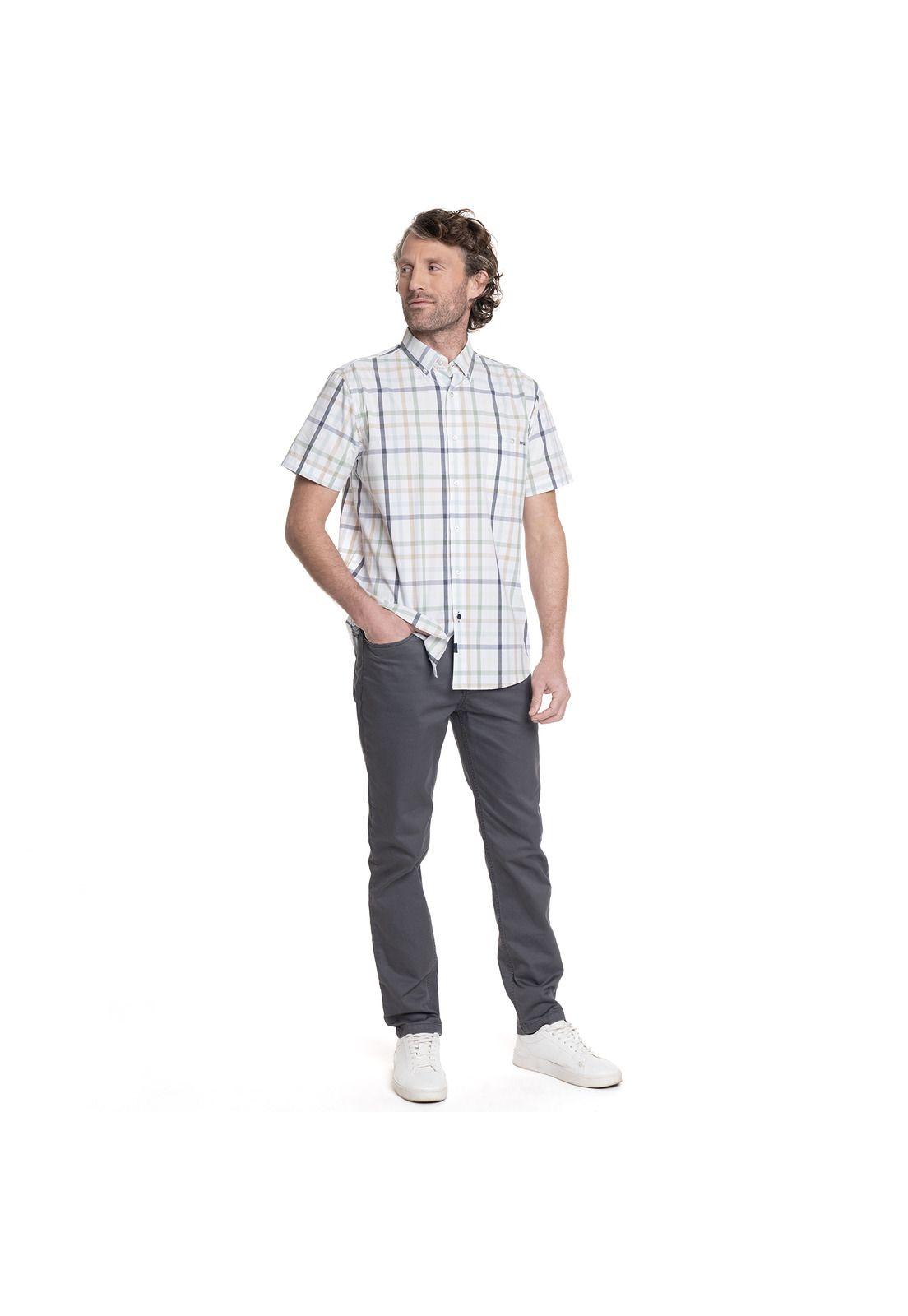 CAMISA HOMBRE MANGA CORTA ESCOCESA APOLLO.-3