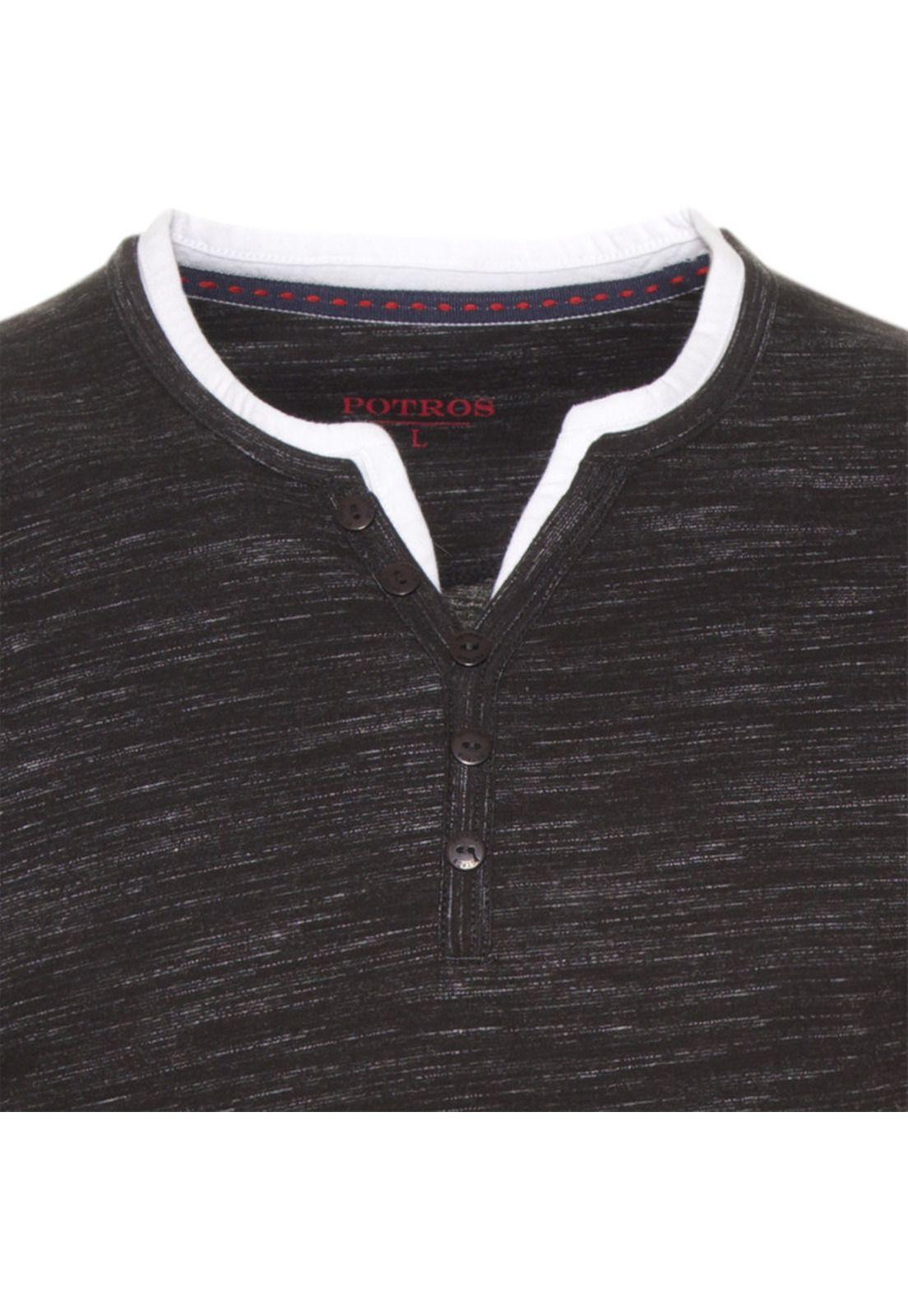 Polera Slub Con Botón-3