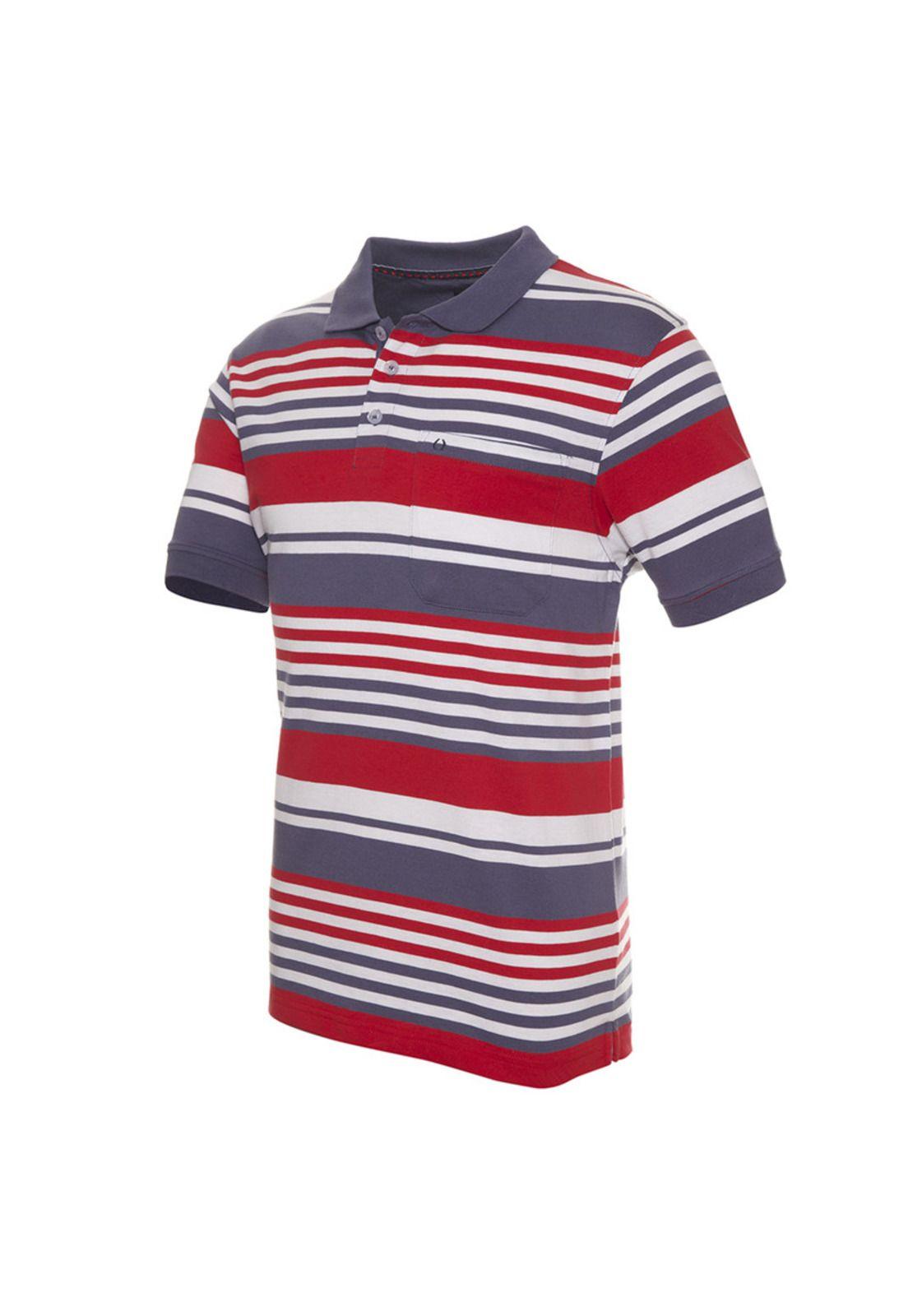 Polera Listada Cuello Camisero-1