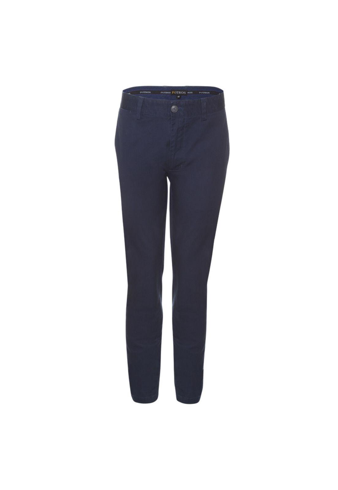 Pantalón Gabardina Spandex Frente Plano-0