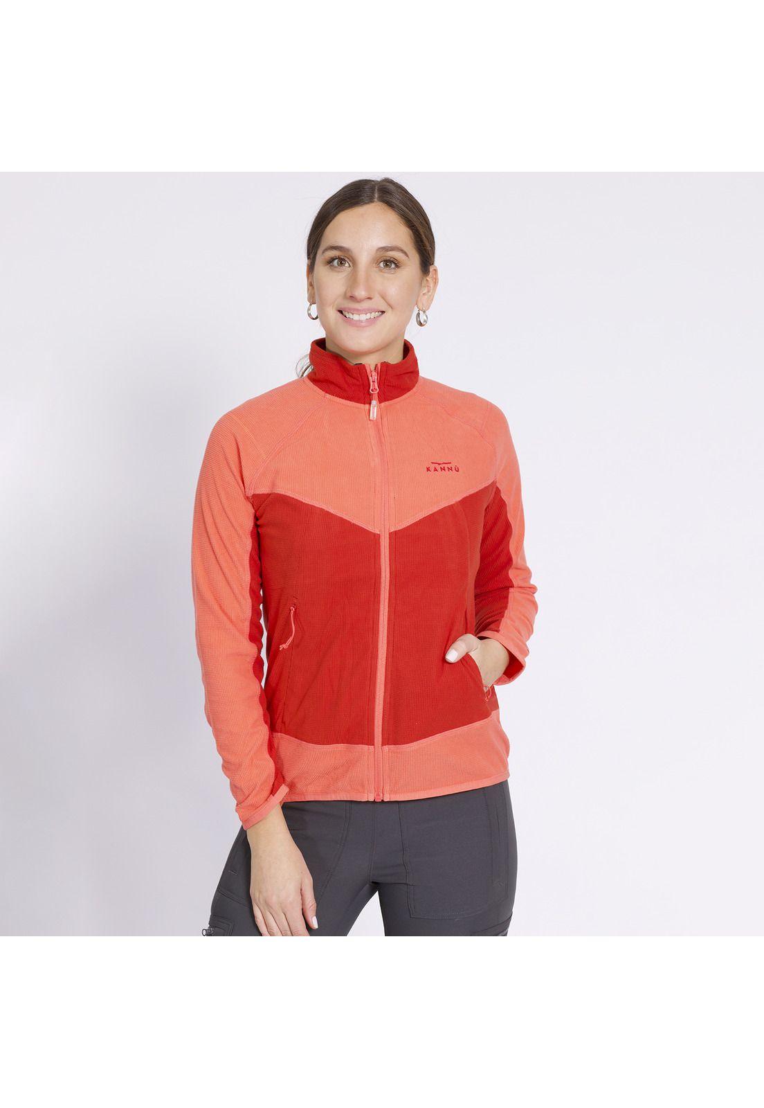 Polar Cuadritos Cortes Slw Mujer Coral-0