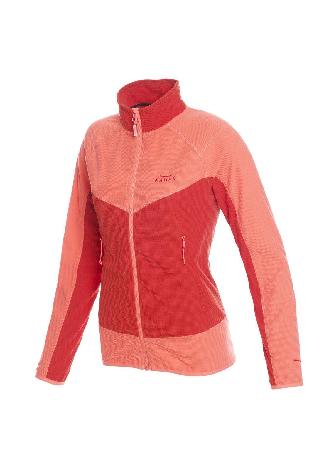 Polar Cuadritos Cortes Slw Mujer Coral-3