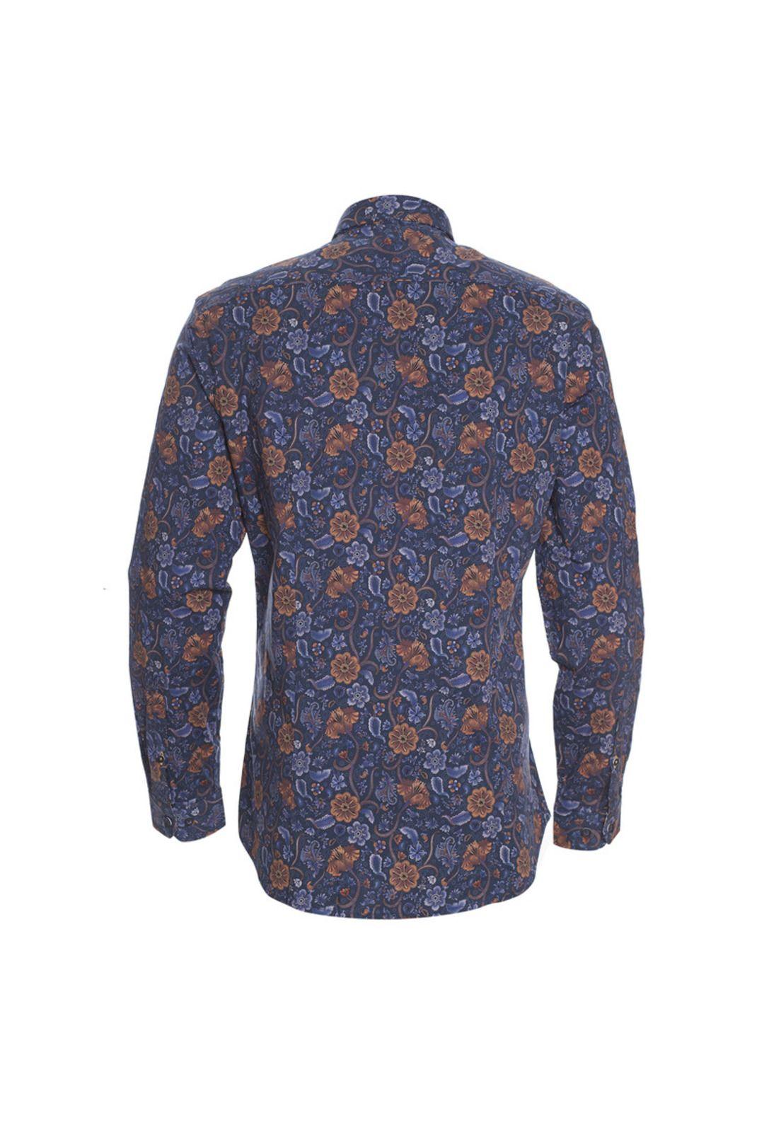 Camisa Estampada Algodón Spandex-2