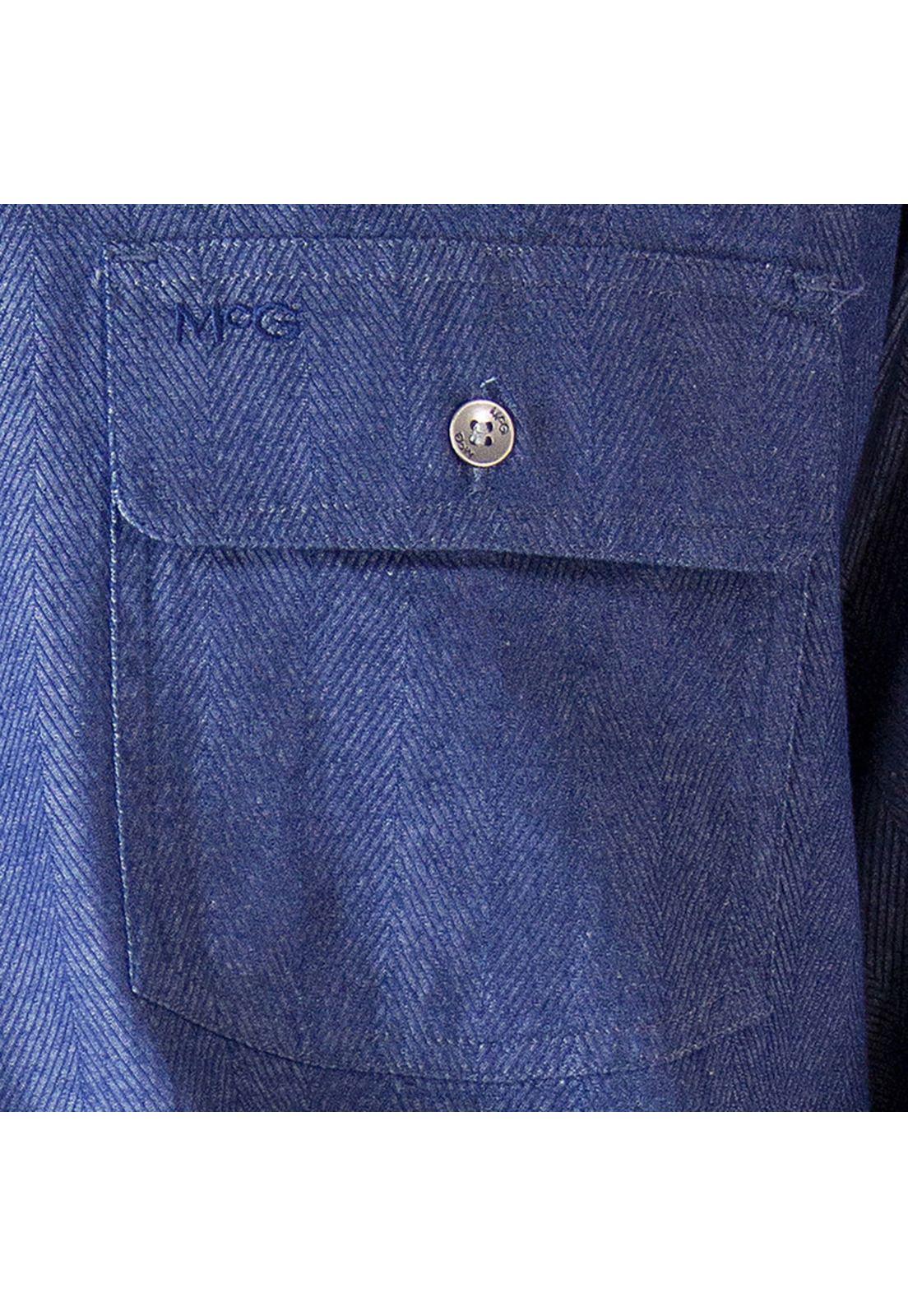 Camisa Espigas Denim Look Regular Fit-3