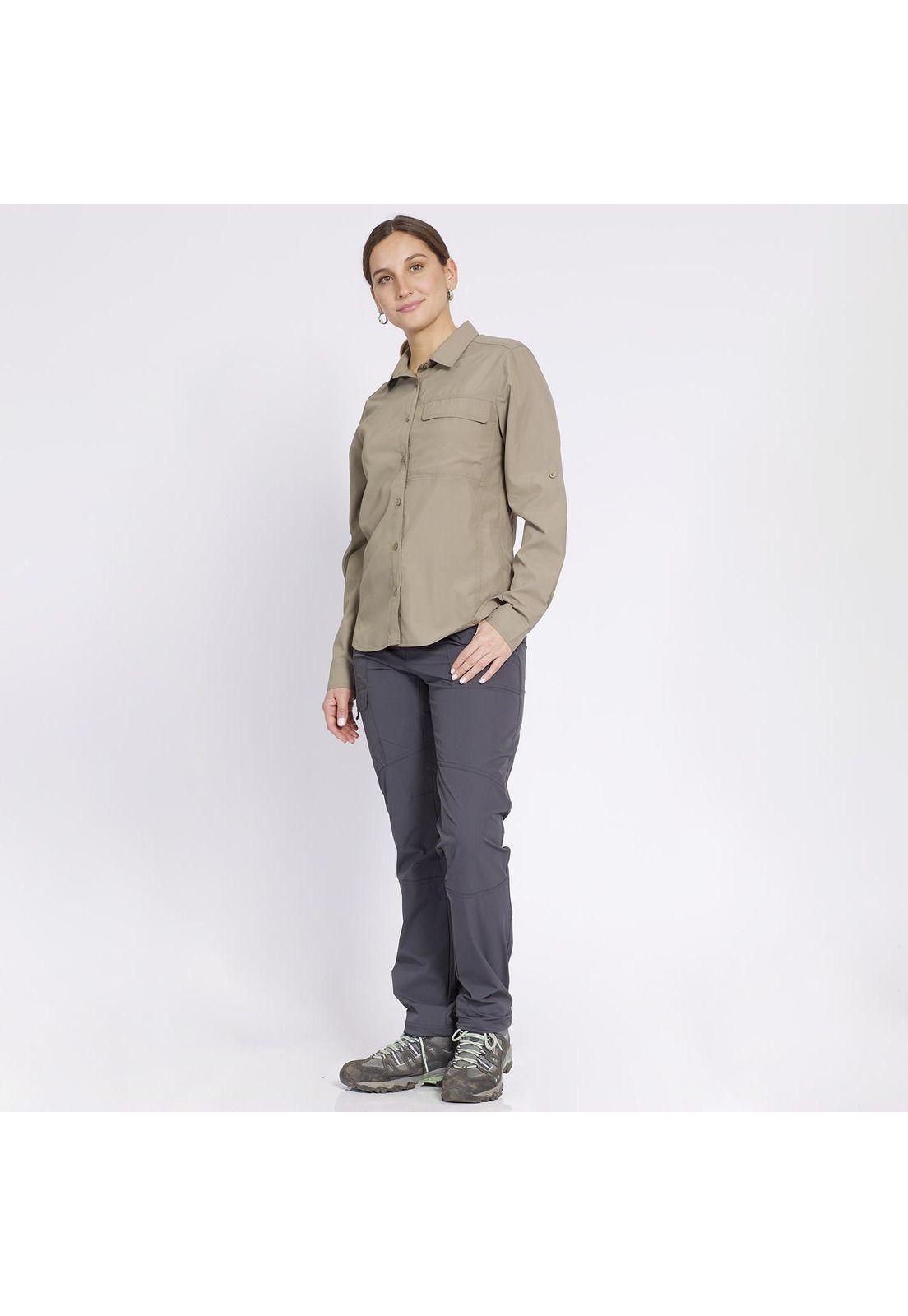 Blusa Outdoor Mujer Insitucional Khaki-2