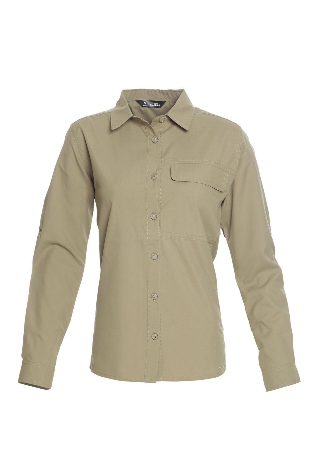 Blusa Outdoor Mujer Insitucional Khaki-3