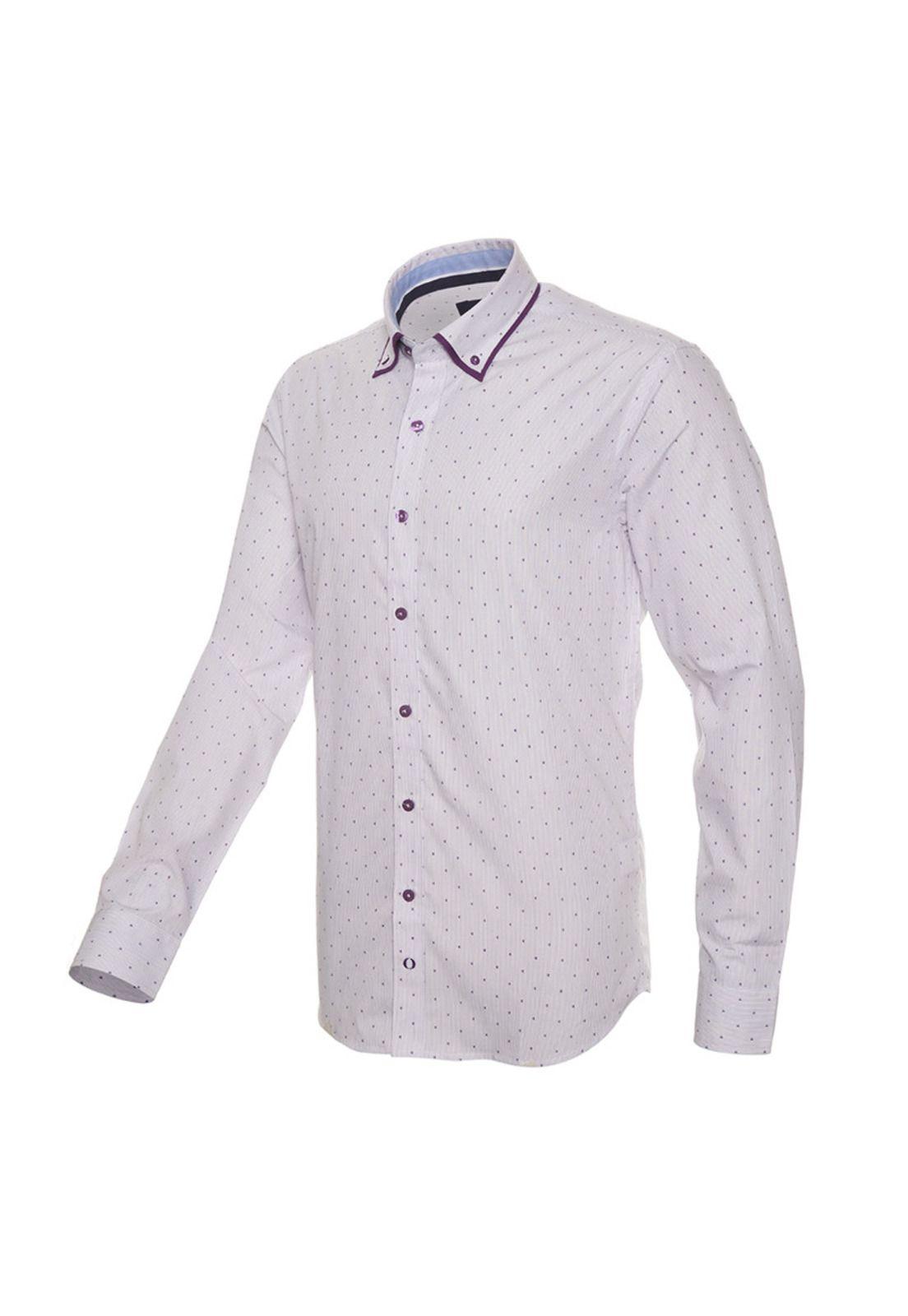 Camisa Yd Estampado Doble Cuello-1