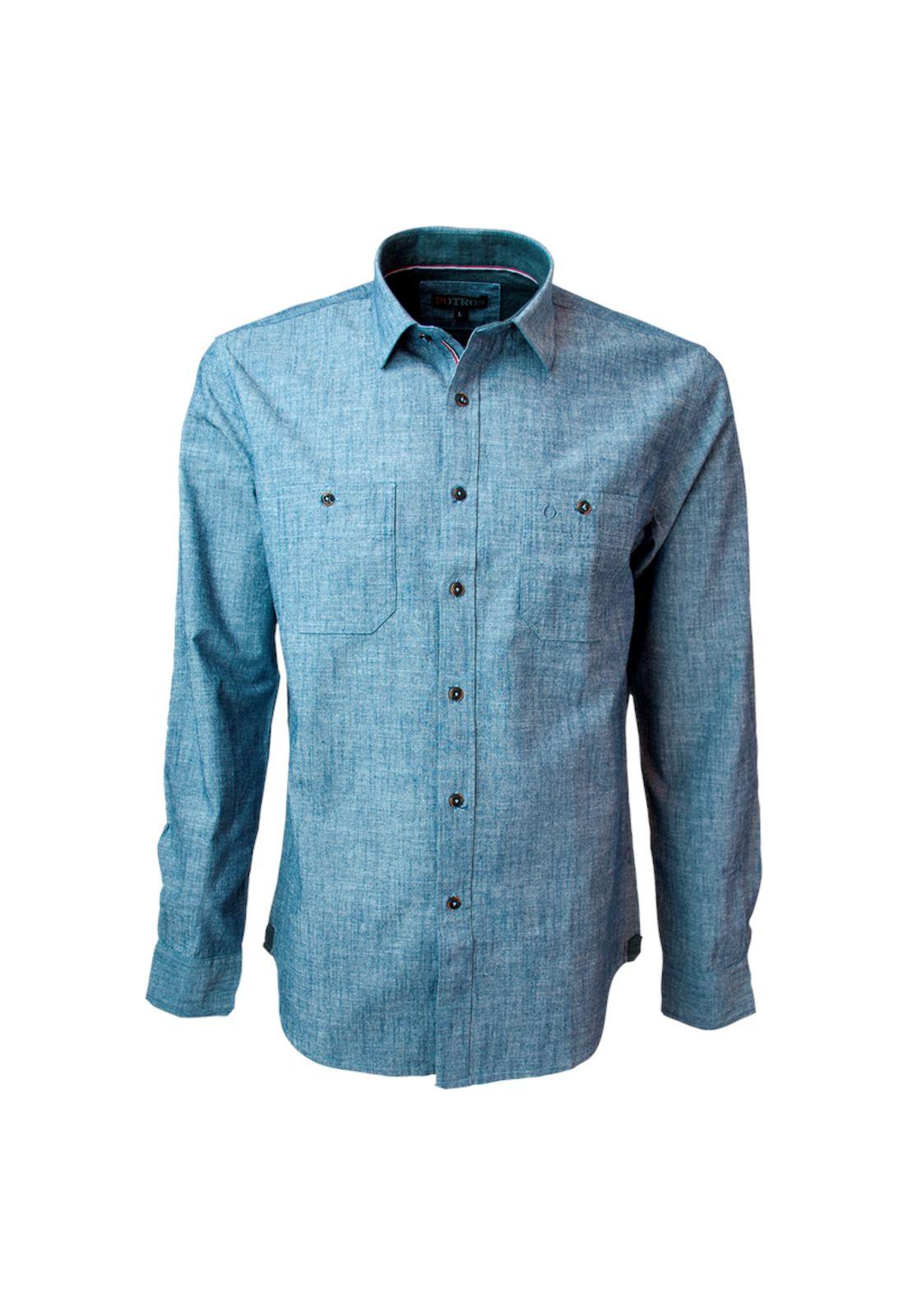 Camisa Doble Bolsillo Slim Fit-0