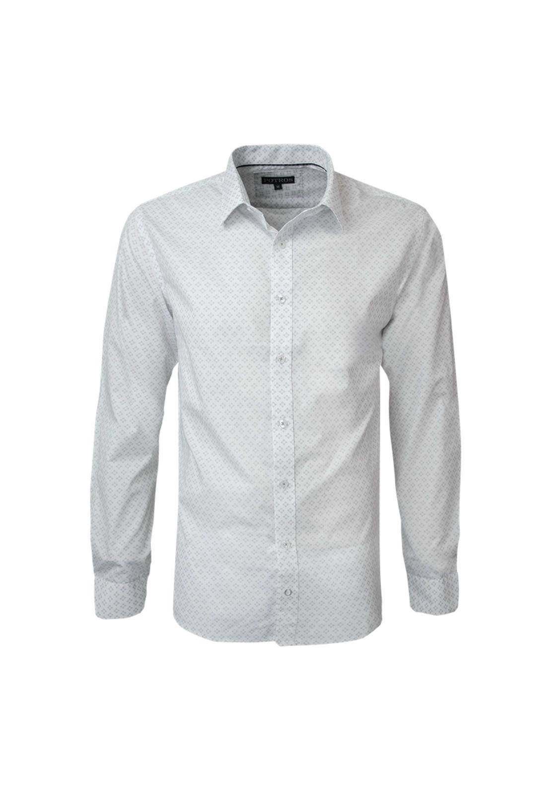 Camisa Fantasía Jacquard Slim Fit-0