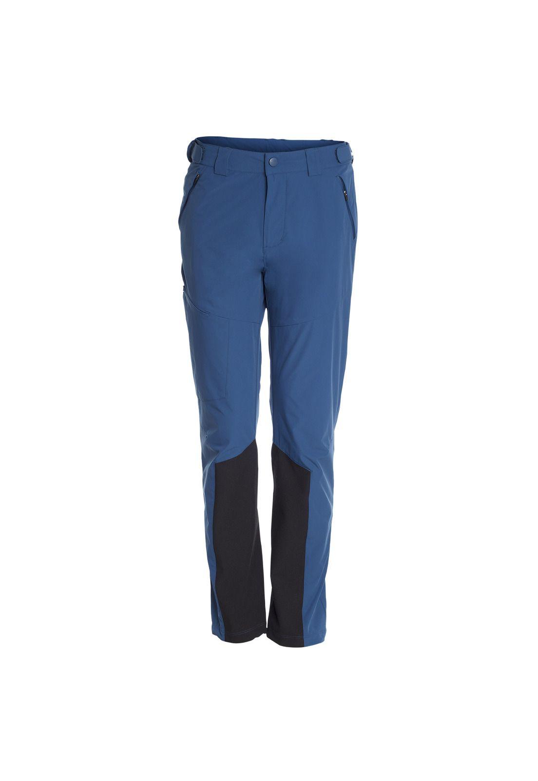 Pantalón Hikking Force Knee Outdoor Hombre Azul marino-3