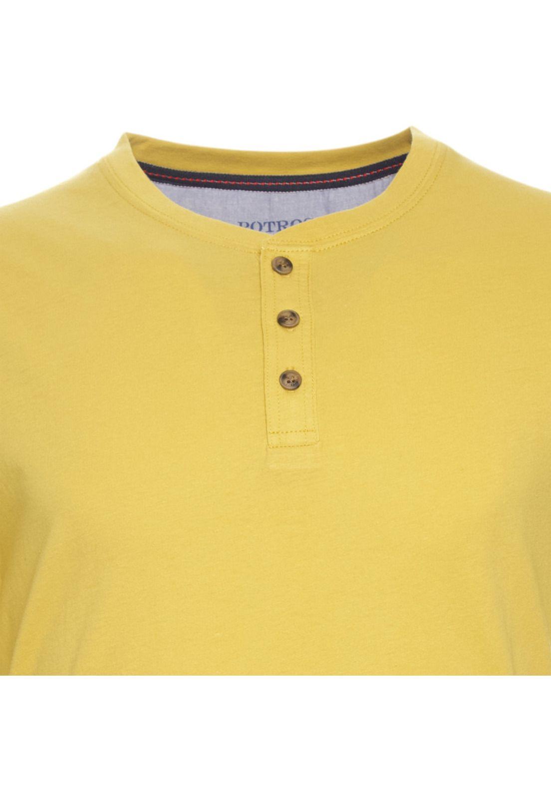 Polera Jersey Botones En Cuello-3