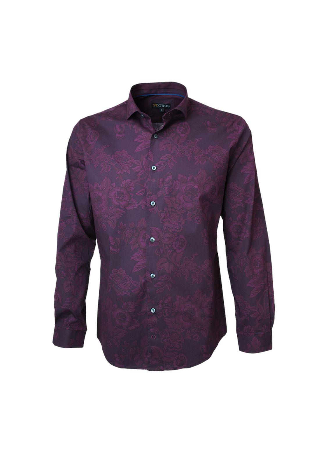 Camisa Estampada Spandex Ultra Slim-0