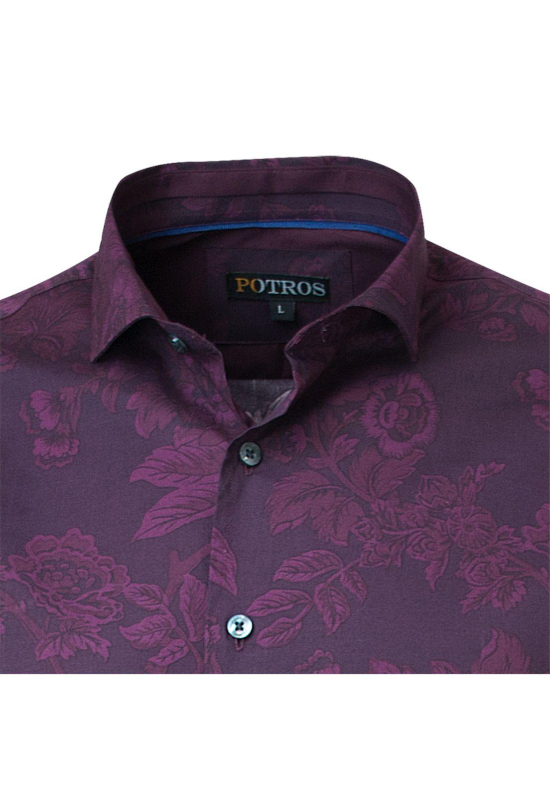 Camisa Estampada Spandex Ultra Slim-3