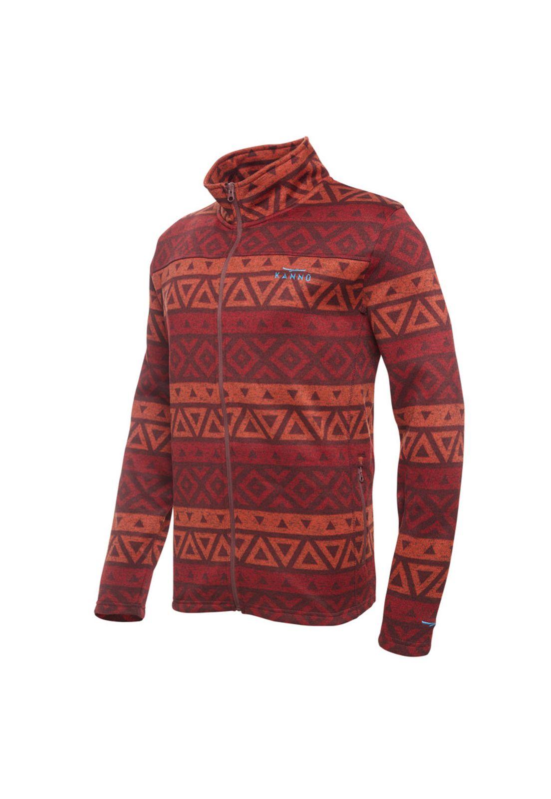 Polar Etnico Print Full Zipper Hombre-1