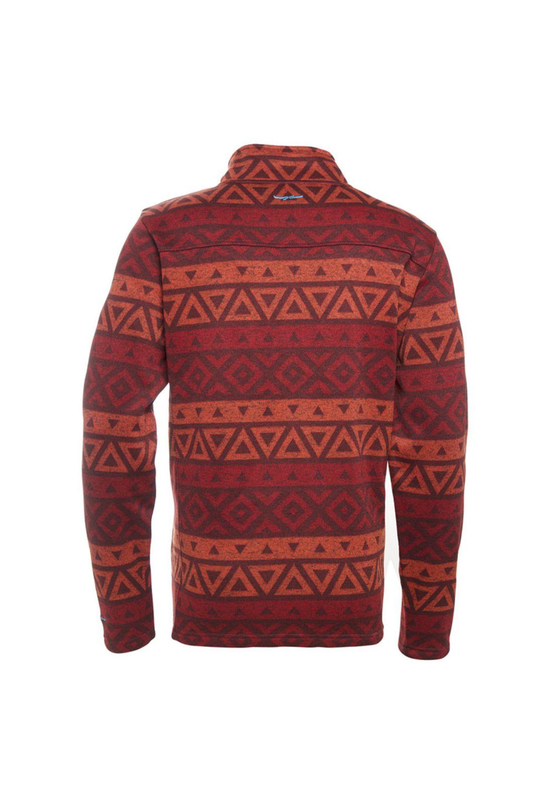 Polar Etnico Print Full Zipper Hombre-2