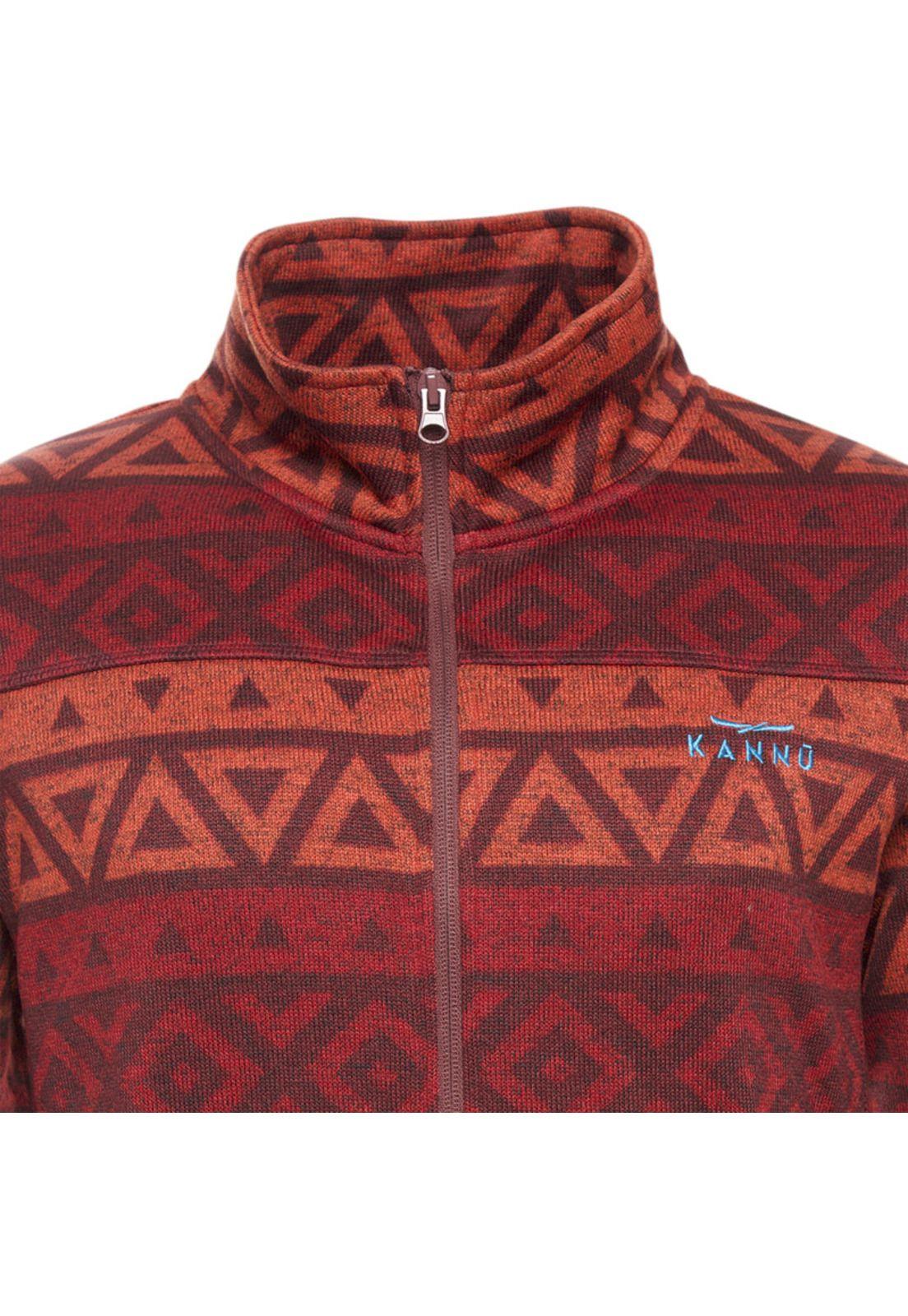 Polar Etnico Print Full Zipper Hombre-3