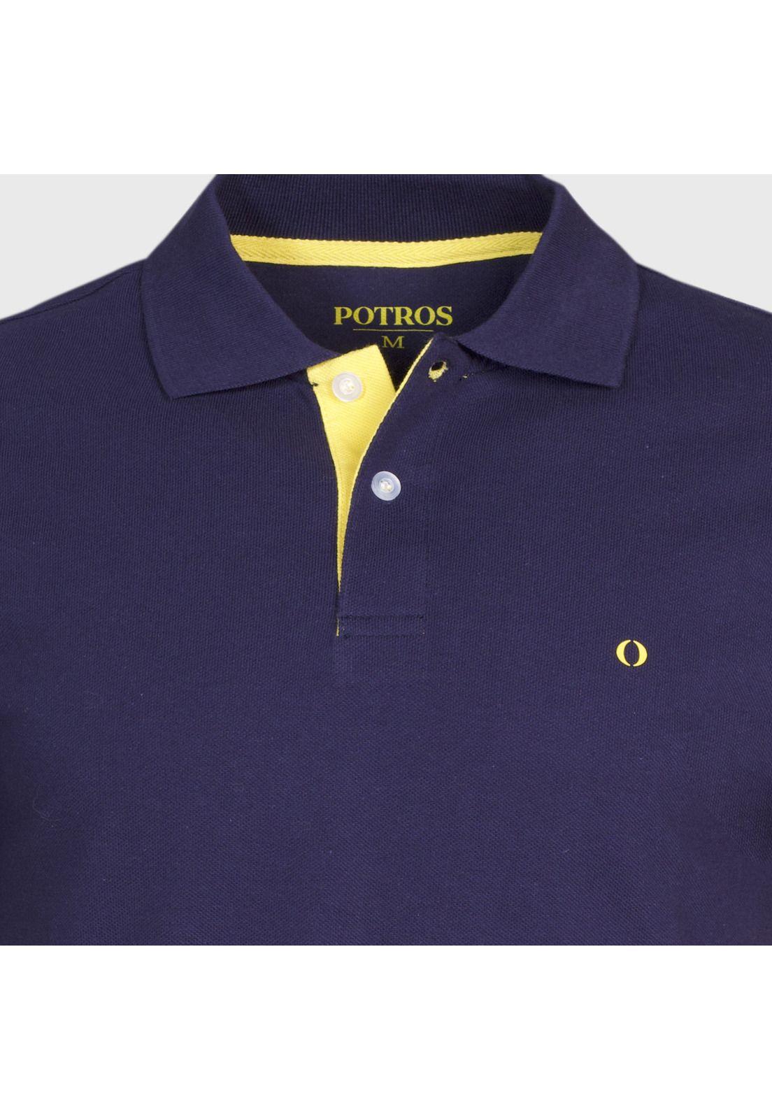 POLERA PIQUÉ PUÑOS EN CONTRASTE-1