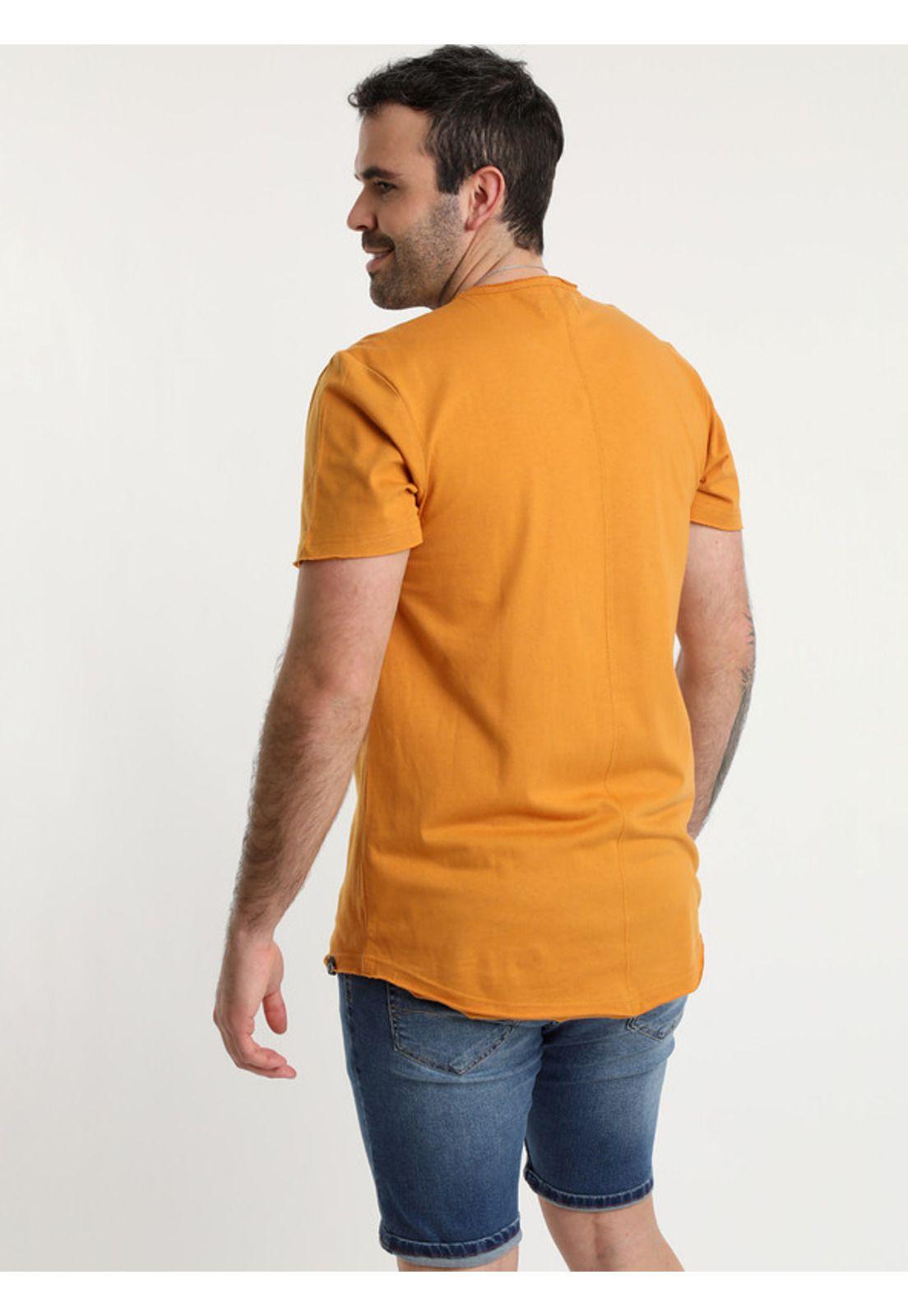 Polera Cuello Redondo Lisa Ocre-1