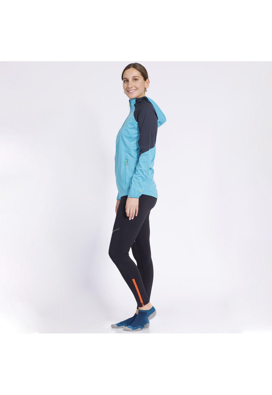 Polerón Sport Flexible Mujer Azul-2